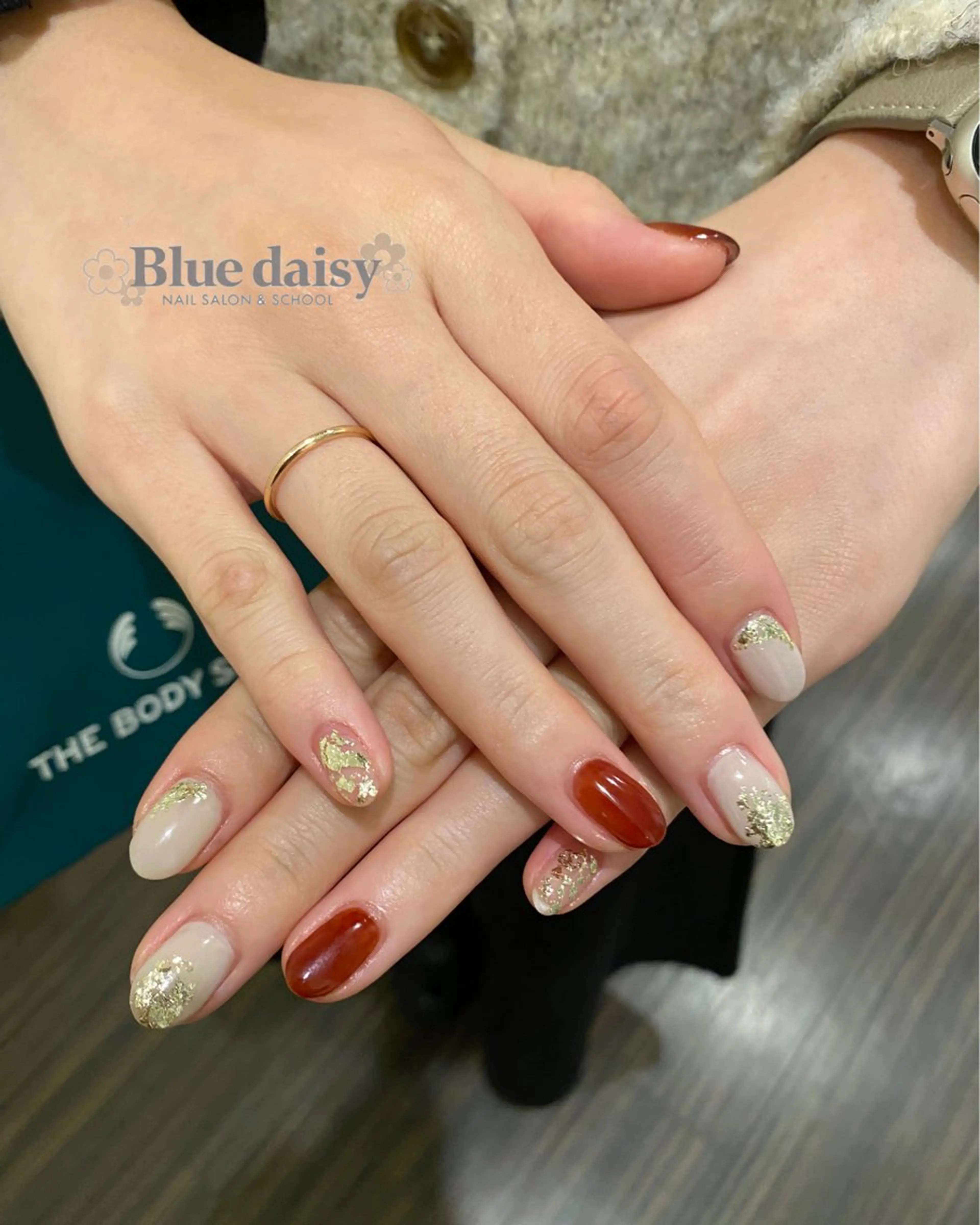 ネイル ハンドネイル Blue daisy 栄本店のネイルデザイン