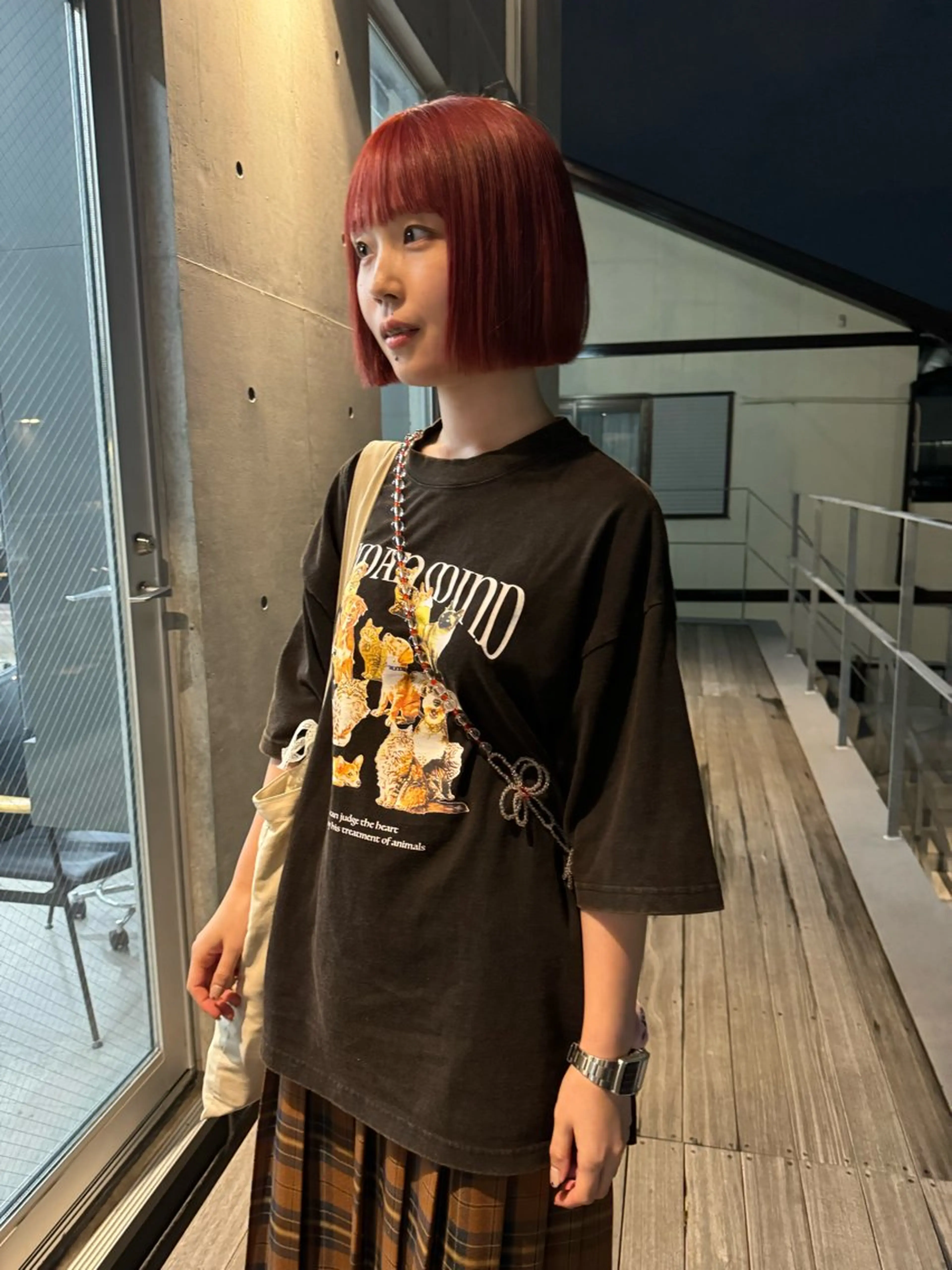 ショート カラー ブリーチ ケアブリーチ レッドカラー 🌈前田 潤 /ショート/似合わせのヘアスタイル