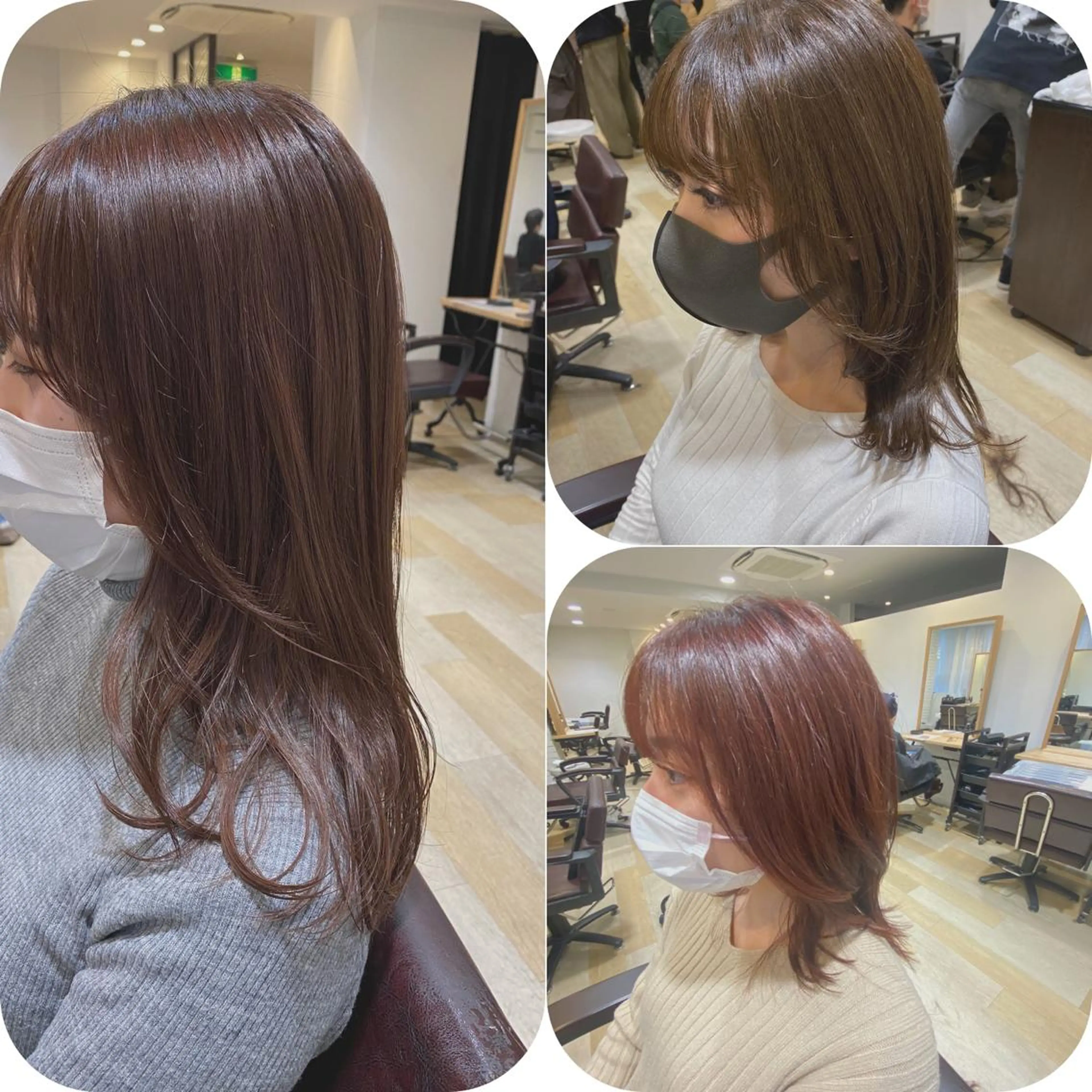 ミディアム パーソナルカラー lapiax阿部のヘアスタイル