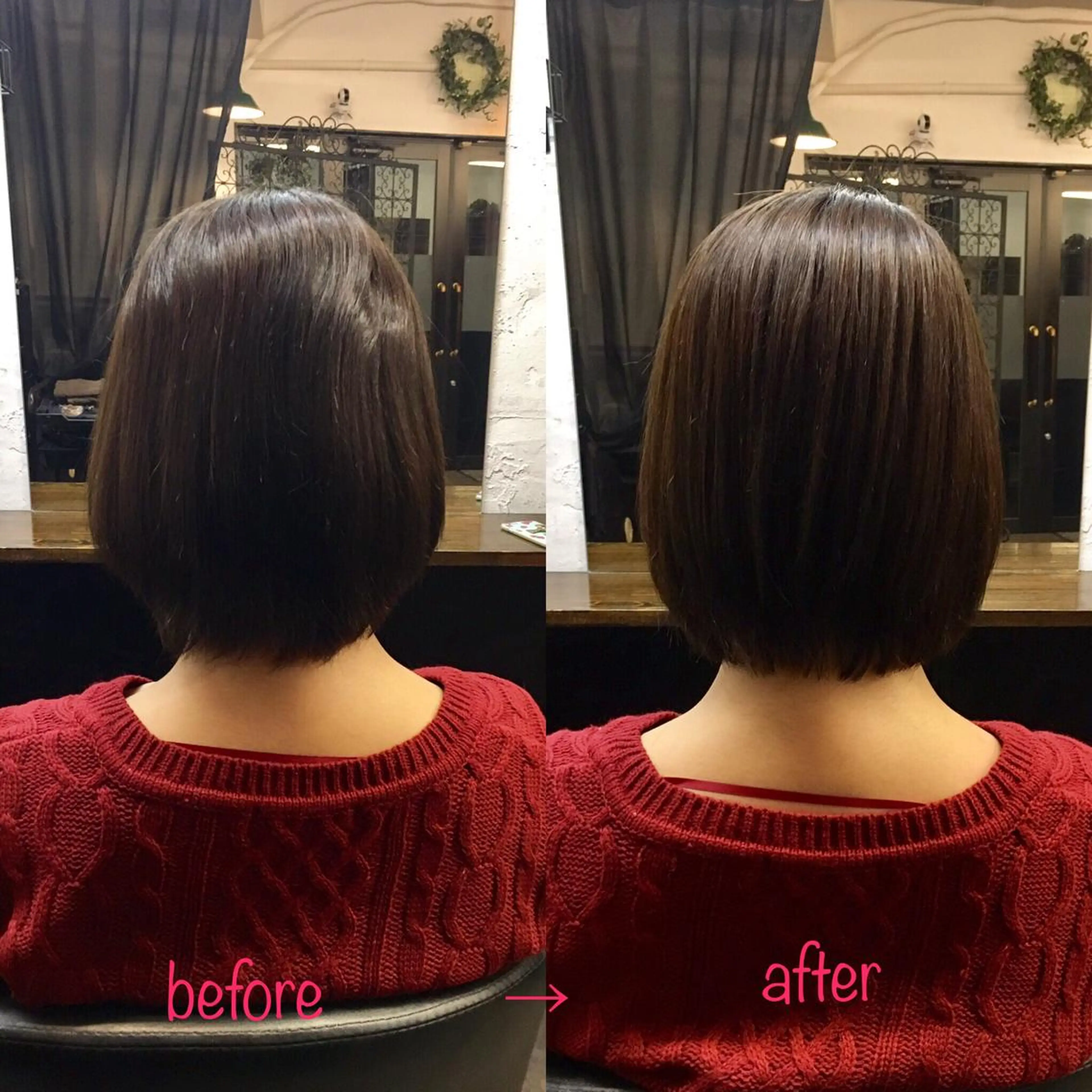 ショート 縮毛矯正&髪質改善 MAILHAIRのヘアスタイル