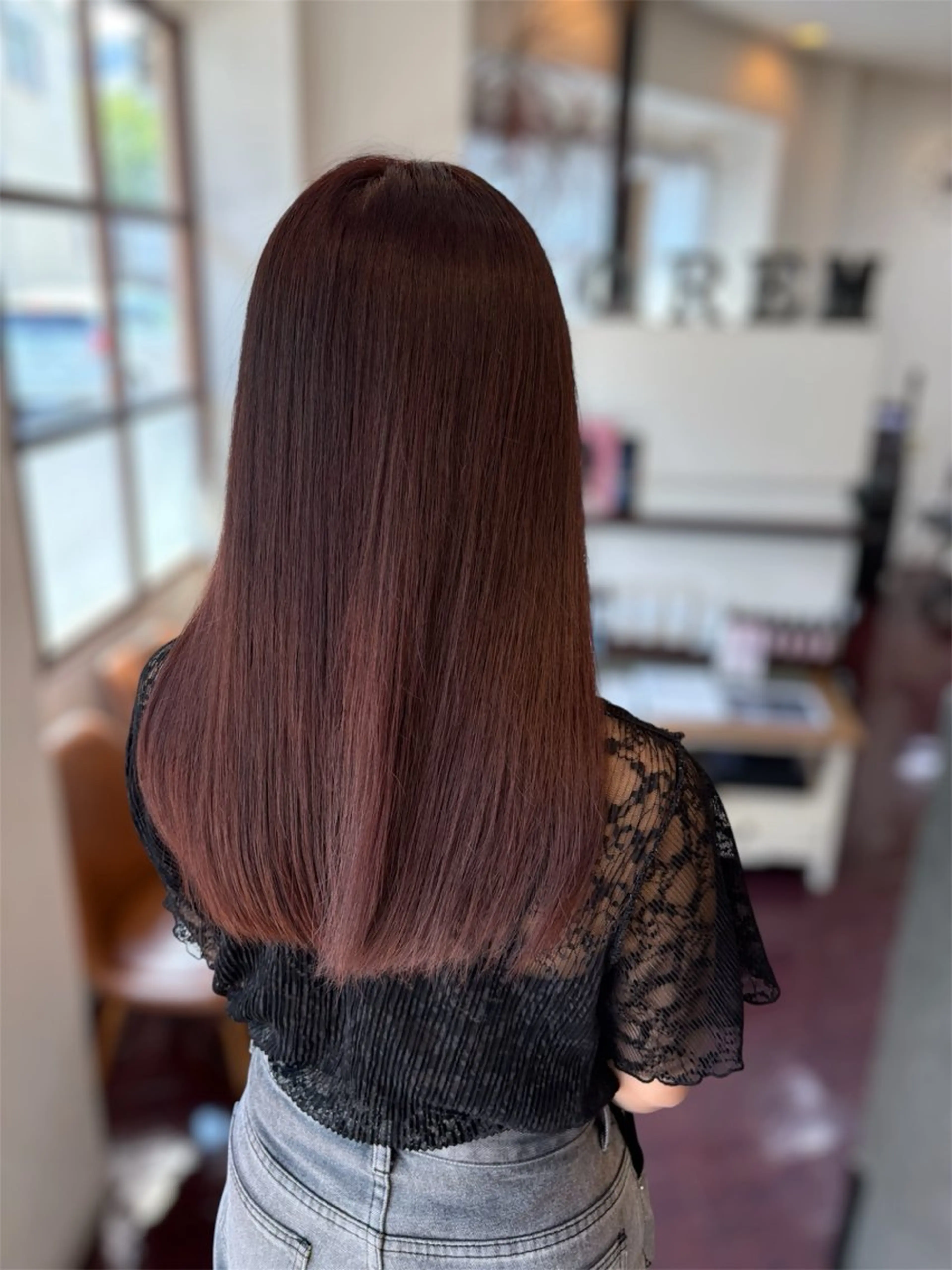 ロング レッドブラウン 🍎【LOREM】 Asami🍎のヘアスタイル