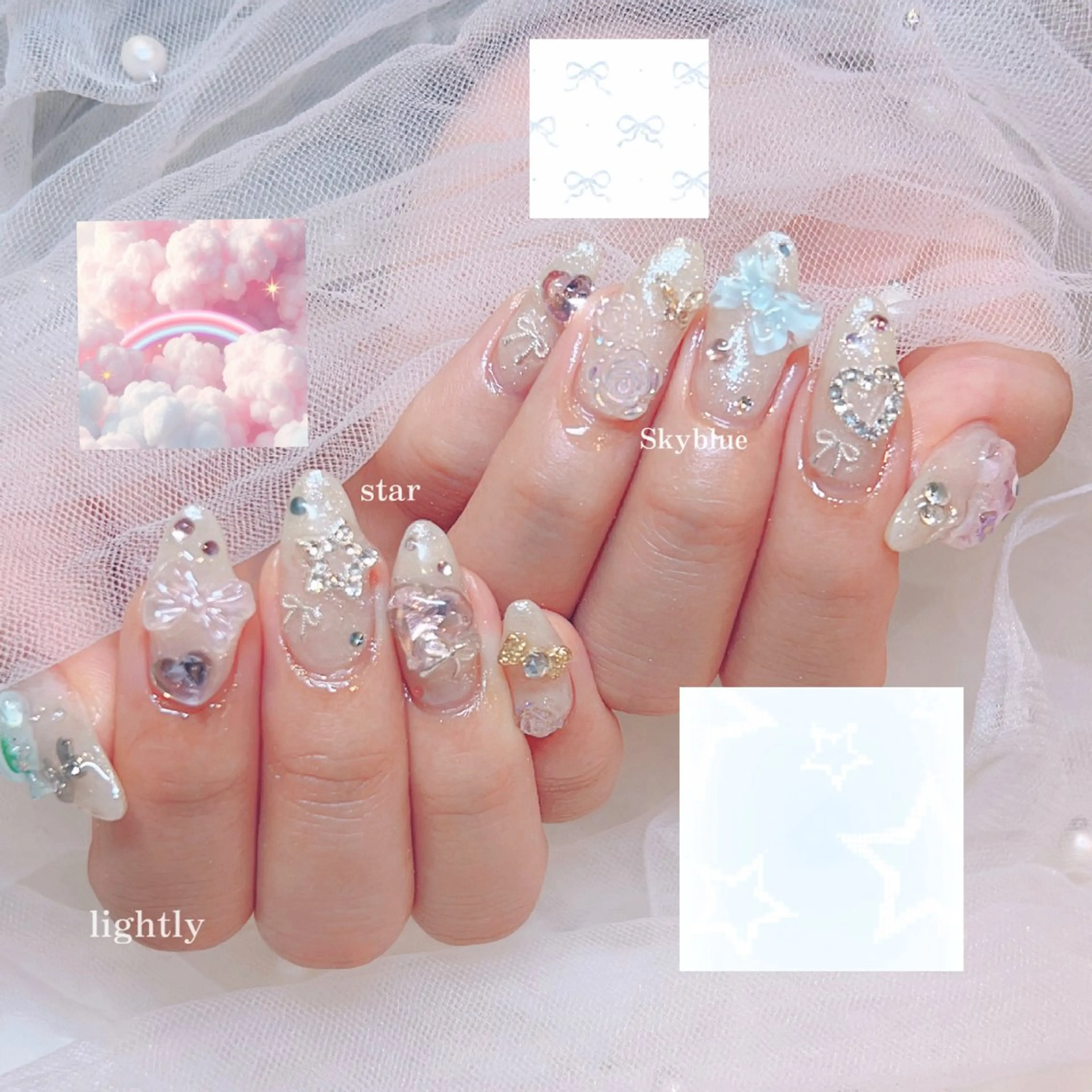 ネイル ハンドネイル ワンホン♡Maple ♡Miyuuのネイルデザイン
