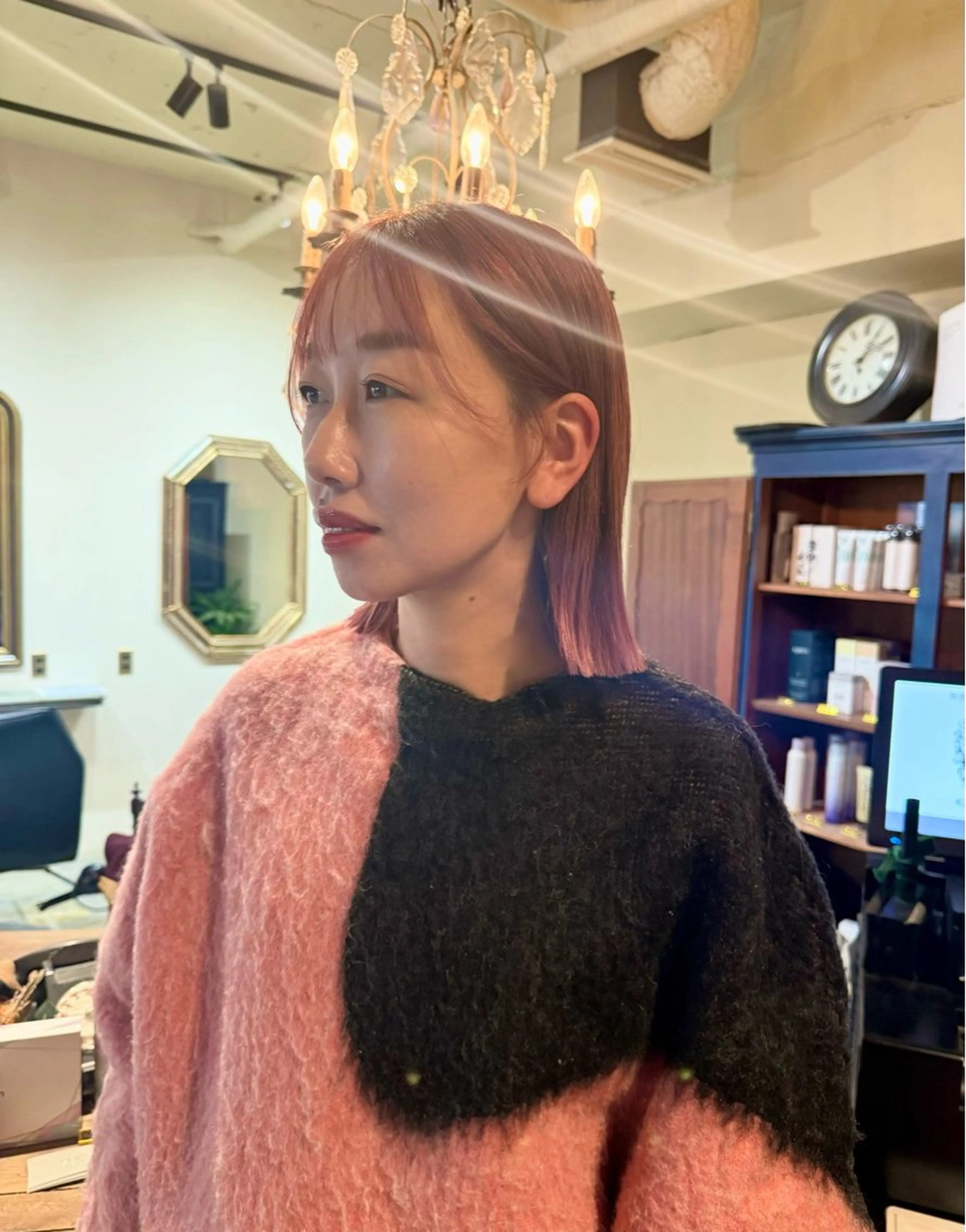 カラー CHIHO💚羽エク /マツエクのヘアスタイル