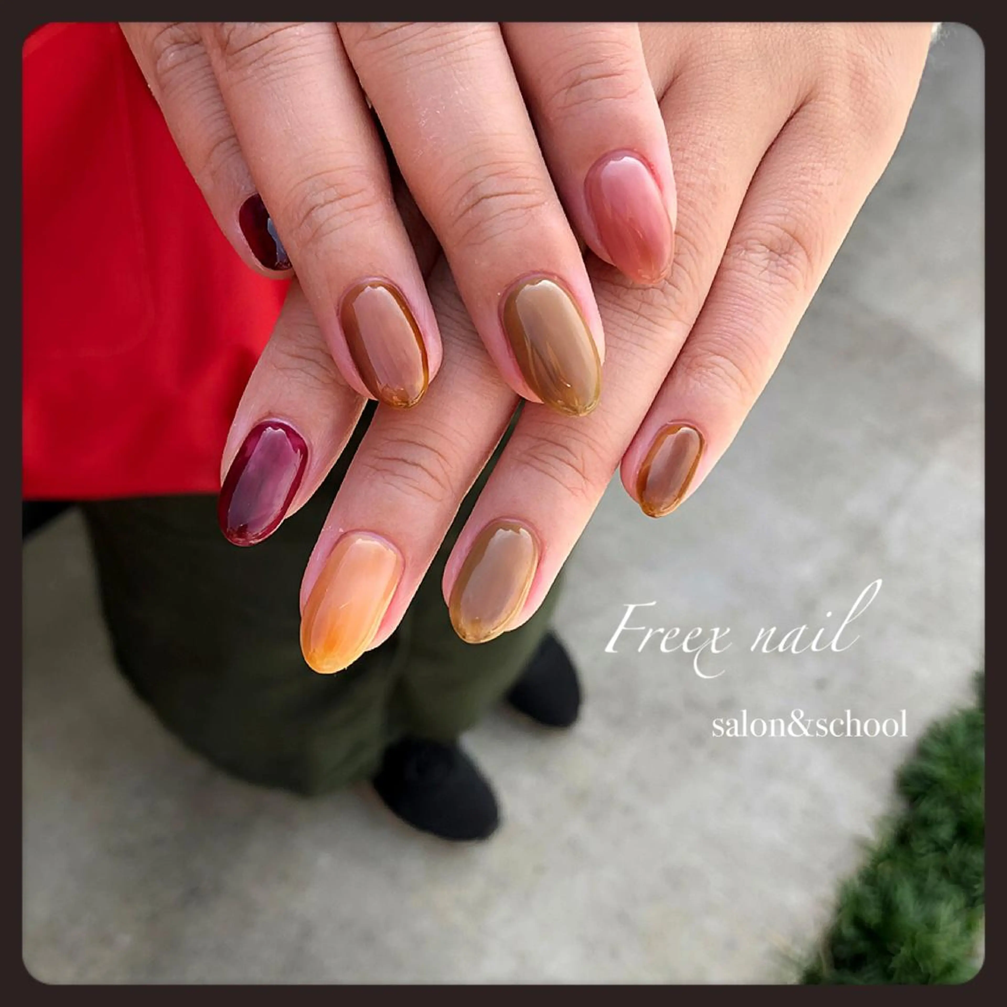 ネイル 冬ネイル freex nail /ニュアンス/個性派のネイルデザイン