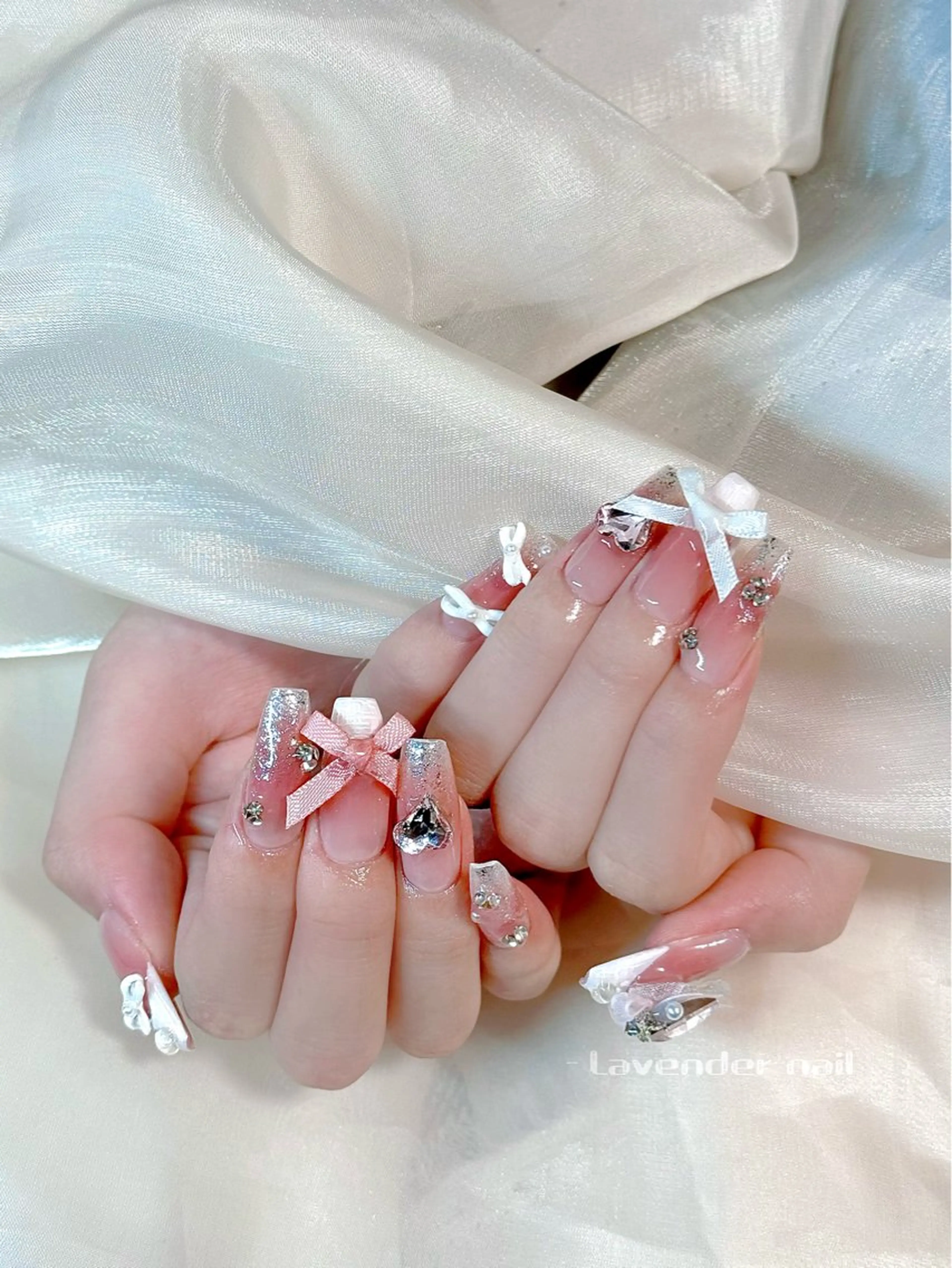 ネイル ハンドネイル Lavender nail·北18条のネイルデザイン