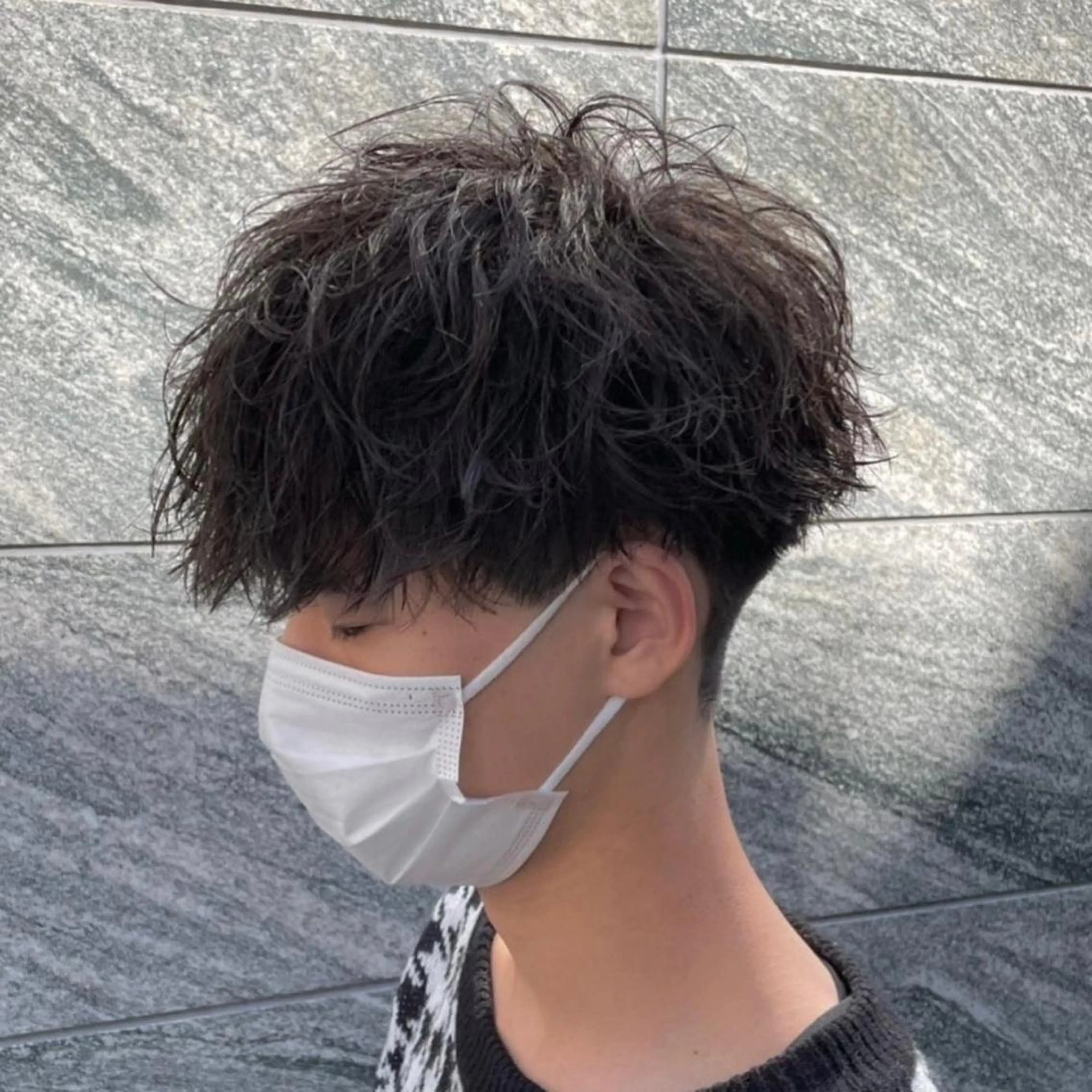 ショート カラー パーマ メンズ 【メンズサロン】 BLUCK 横浜のヘアスタイル