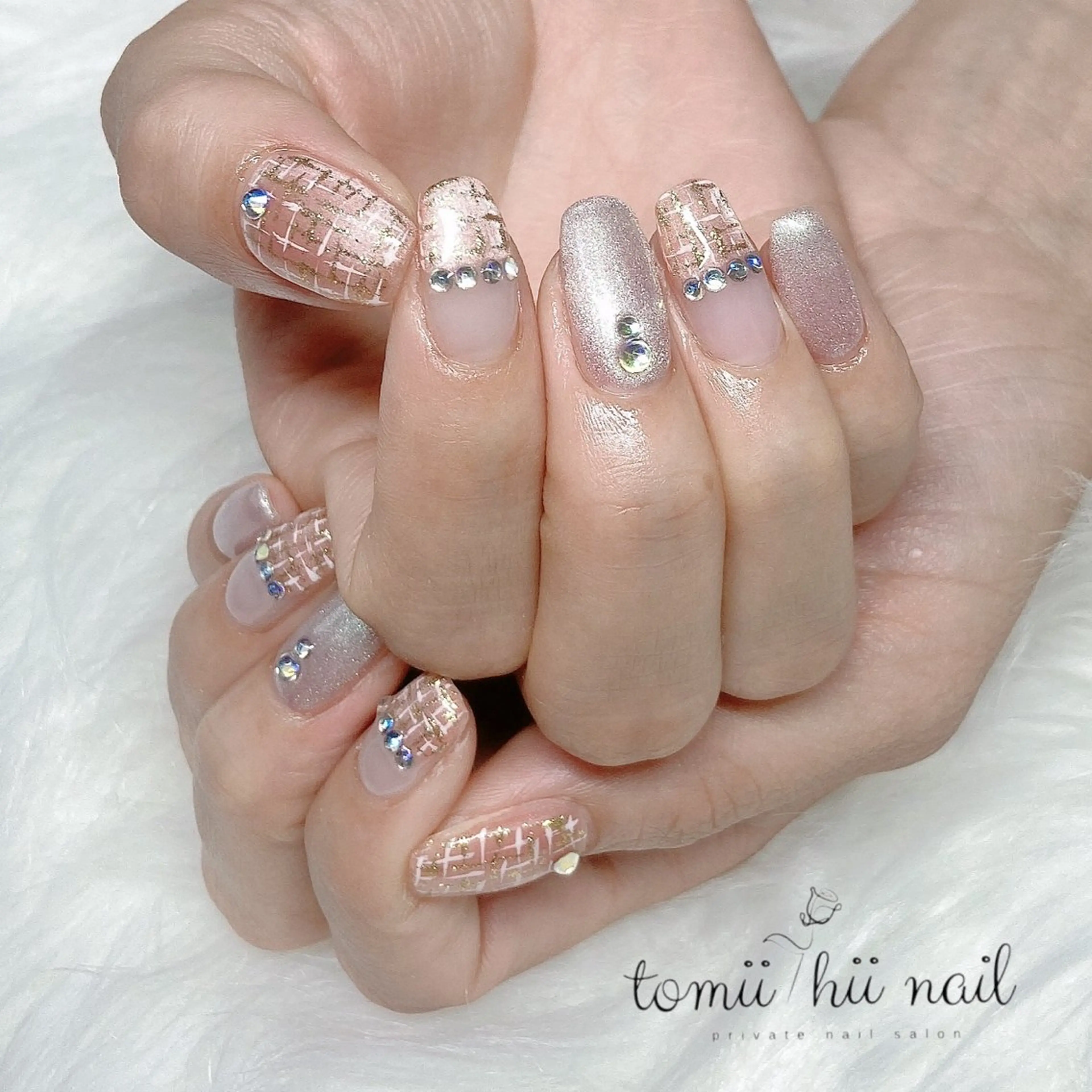 ネイル ツイードネイル ハンドネイル tomii-hii -nailのその他イメージ