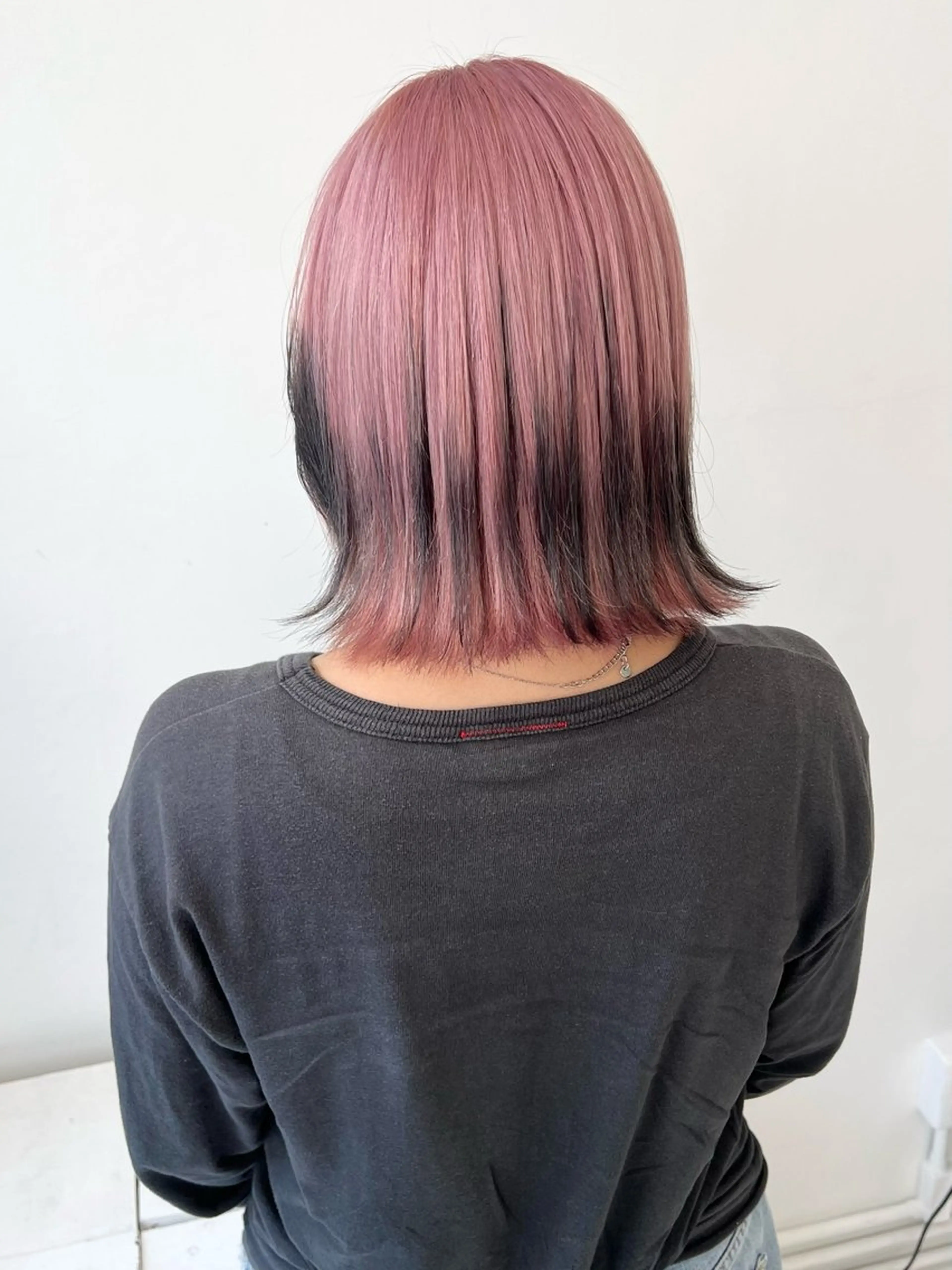 ショート カラー ブリーチ ケアブリーチ デザインカラー ダブルカラー ピンクカラー ヘアカラー トリートメント HARU//原宿🤍 リピート率NO.1のヘアスタイル