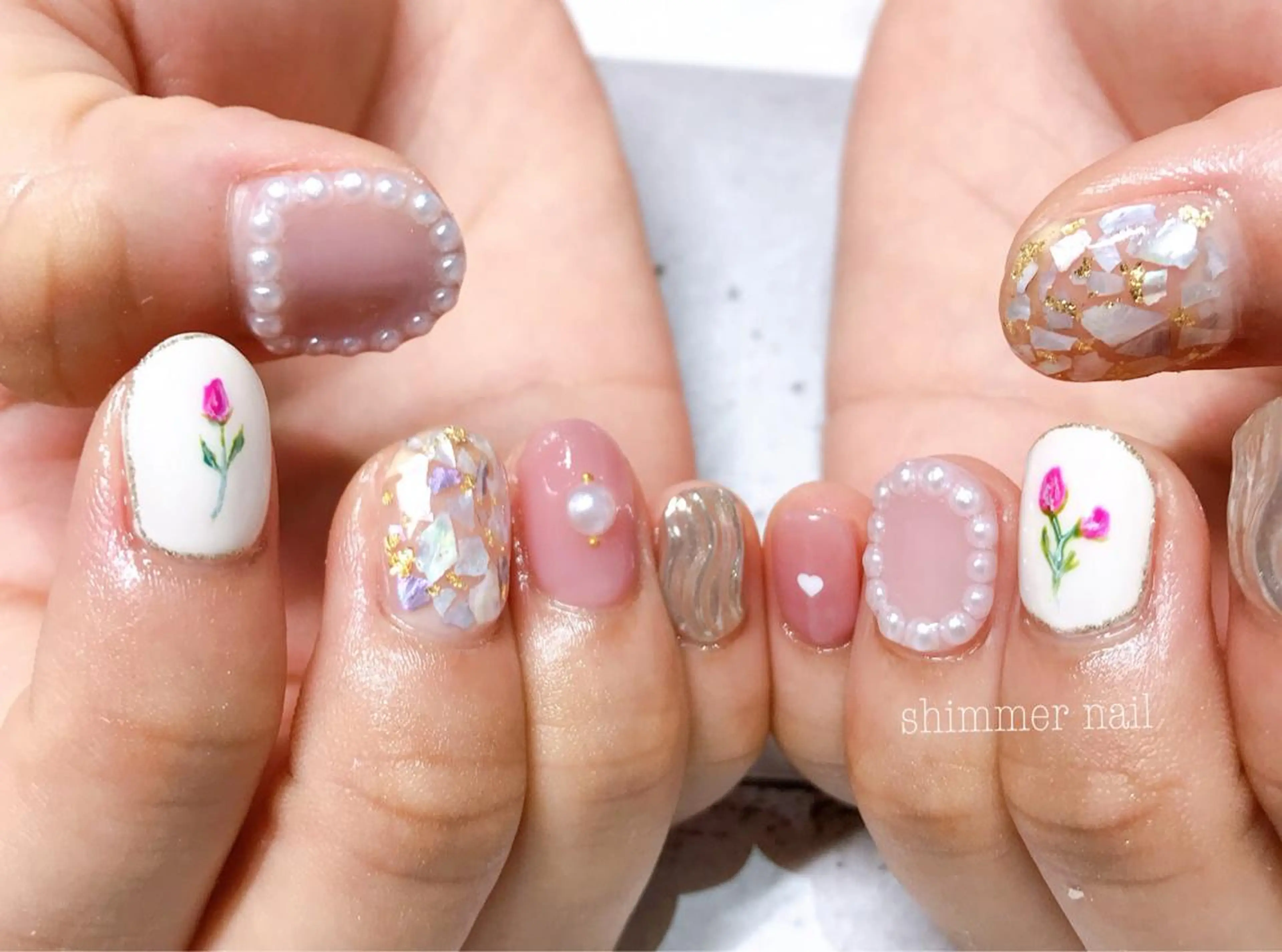 ネイル 持ち込み Shimmer Nail所属・Shimmer Nail⋆*✩のネイルデザイン
