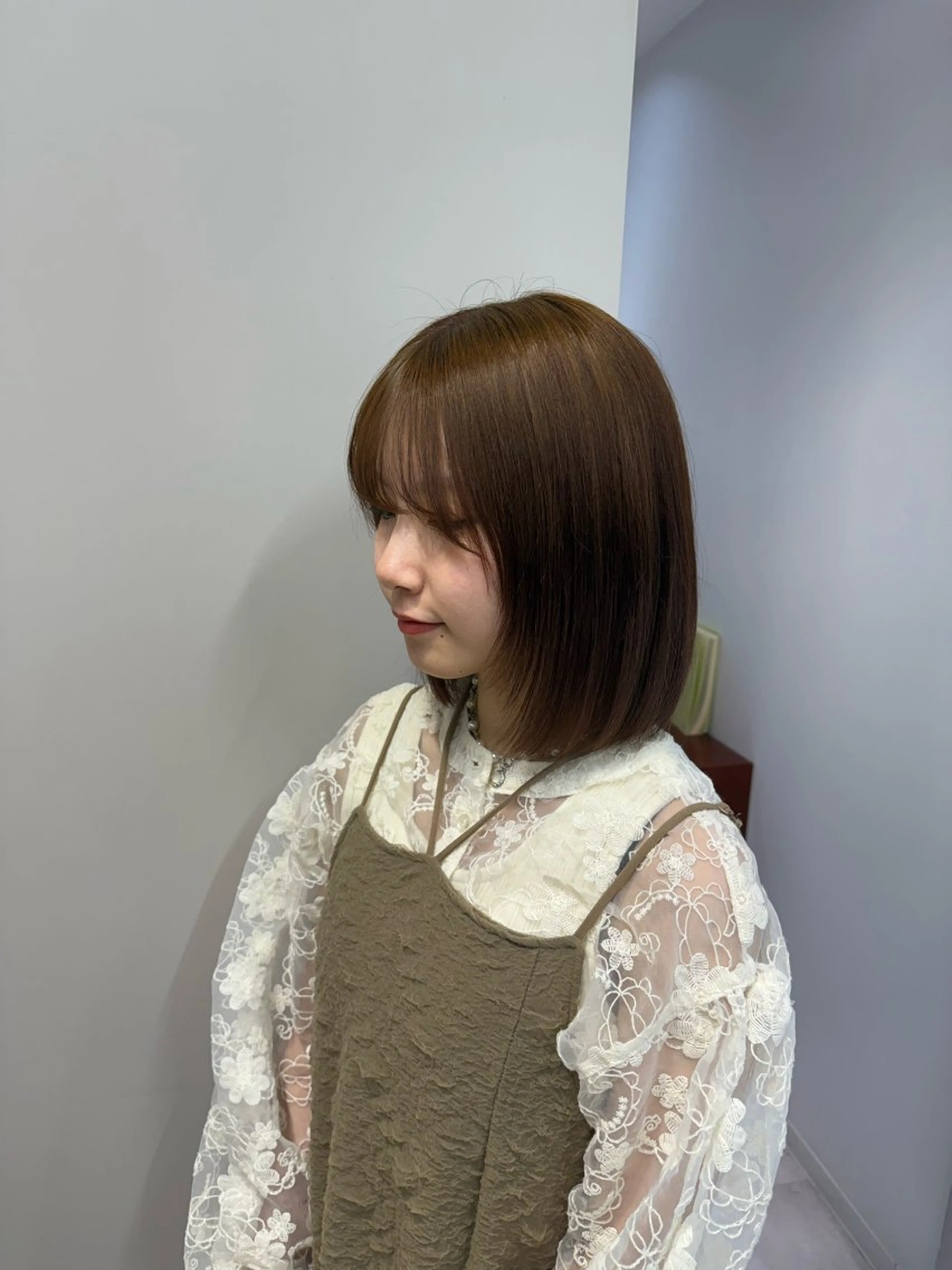 ミディアム 艶カラーsora🐰 カラーモデル募集🩵のヘアスタイル