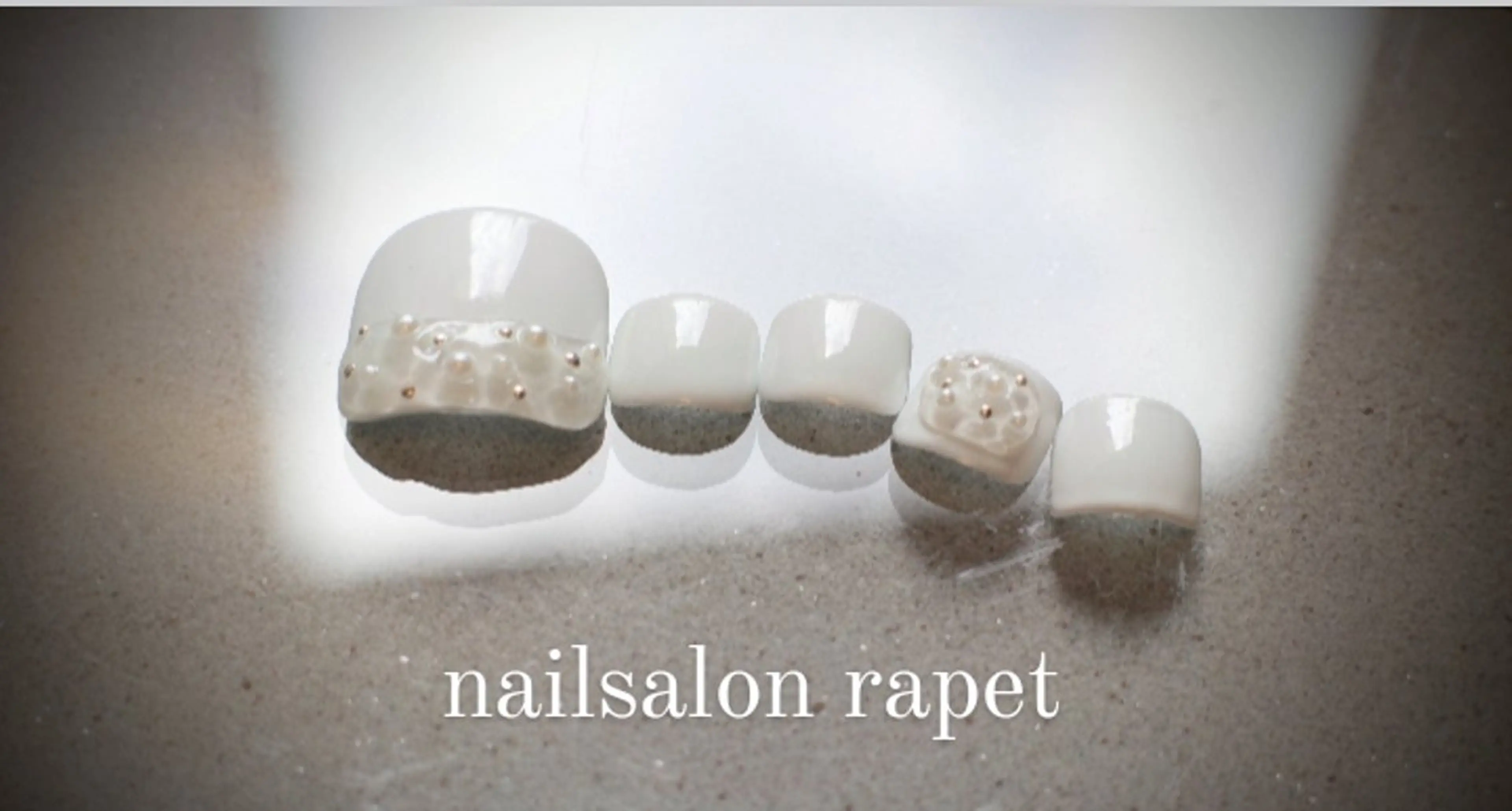 ネイル フットネイル nailsalon  rapetのネイルデザイン