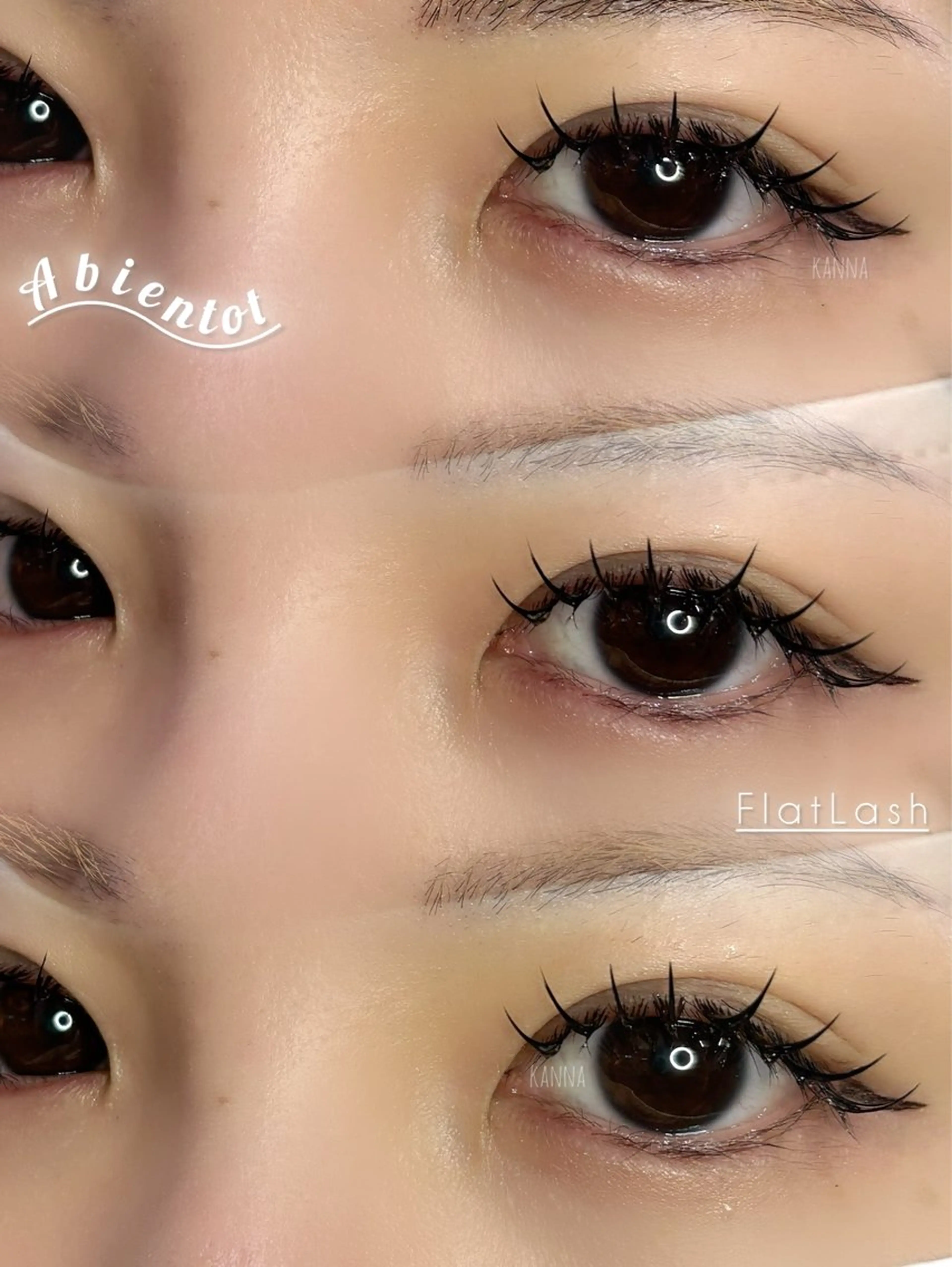 マツエク・マツパ Abientot Kannaのマツエク・マツパデザイン