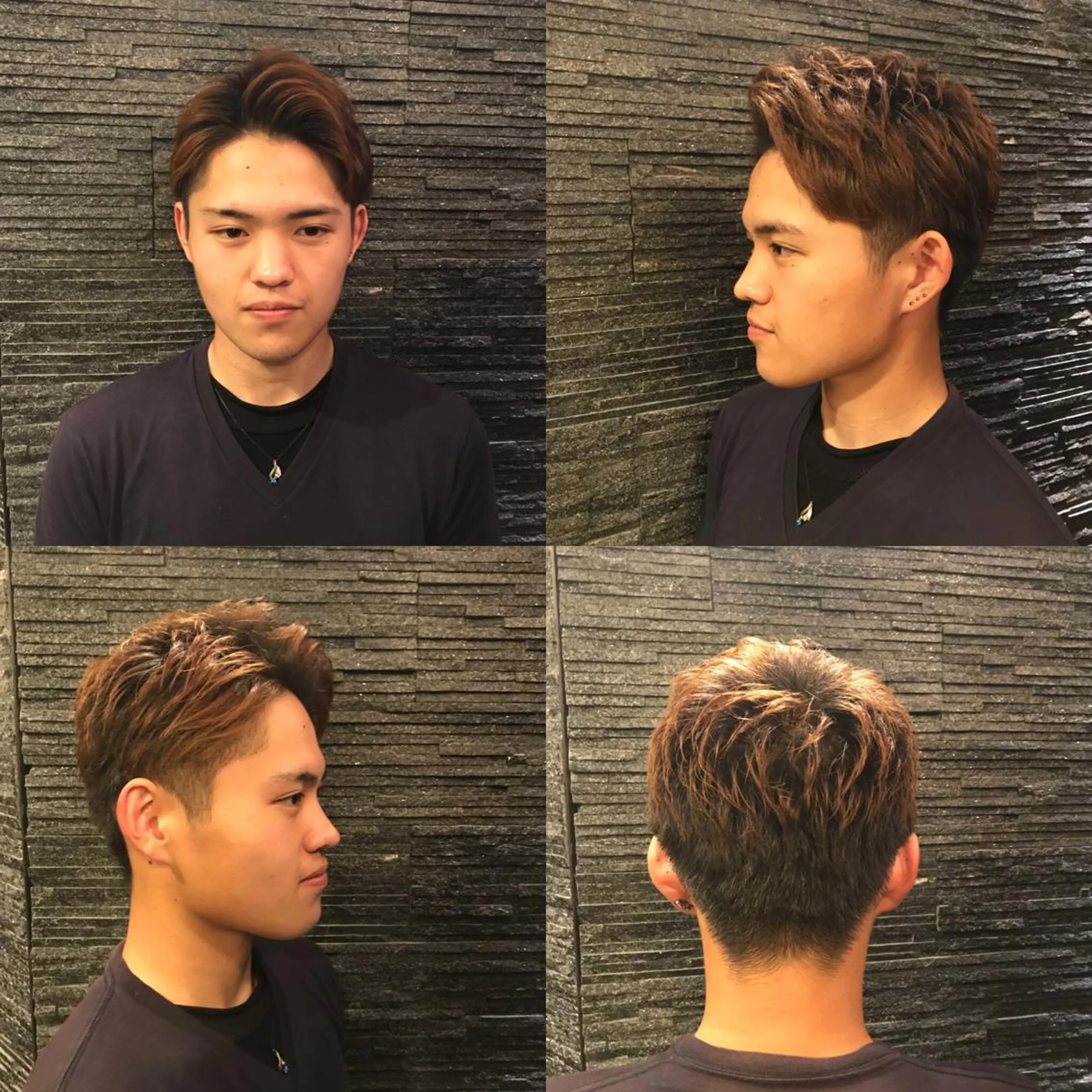 ショート パーマ メンズ プレミアムバーバー新宿店所属・高橋 亜美奈のヘアスタイル