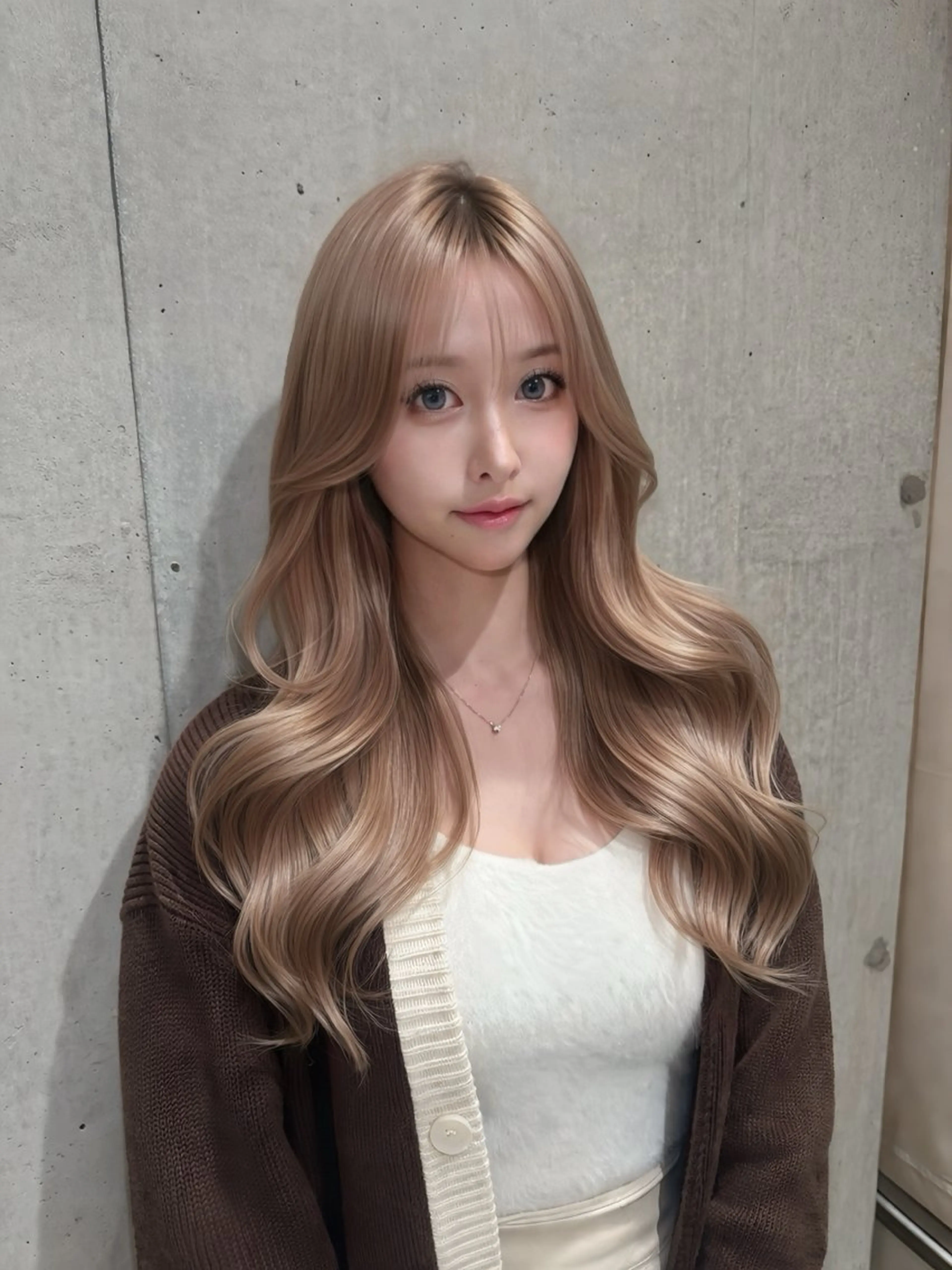 ロング カラー ワンホン🎀韓国ヘア 💞渋谷/GAKUのヘアスタイル