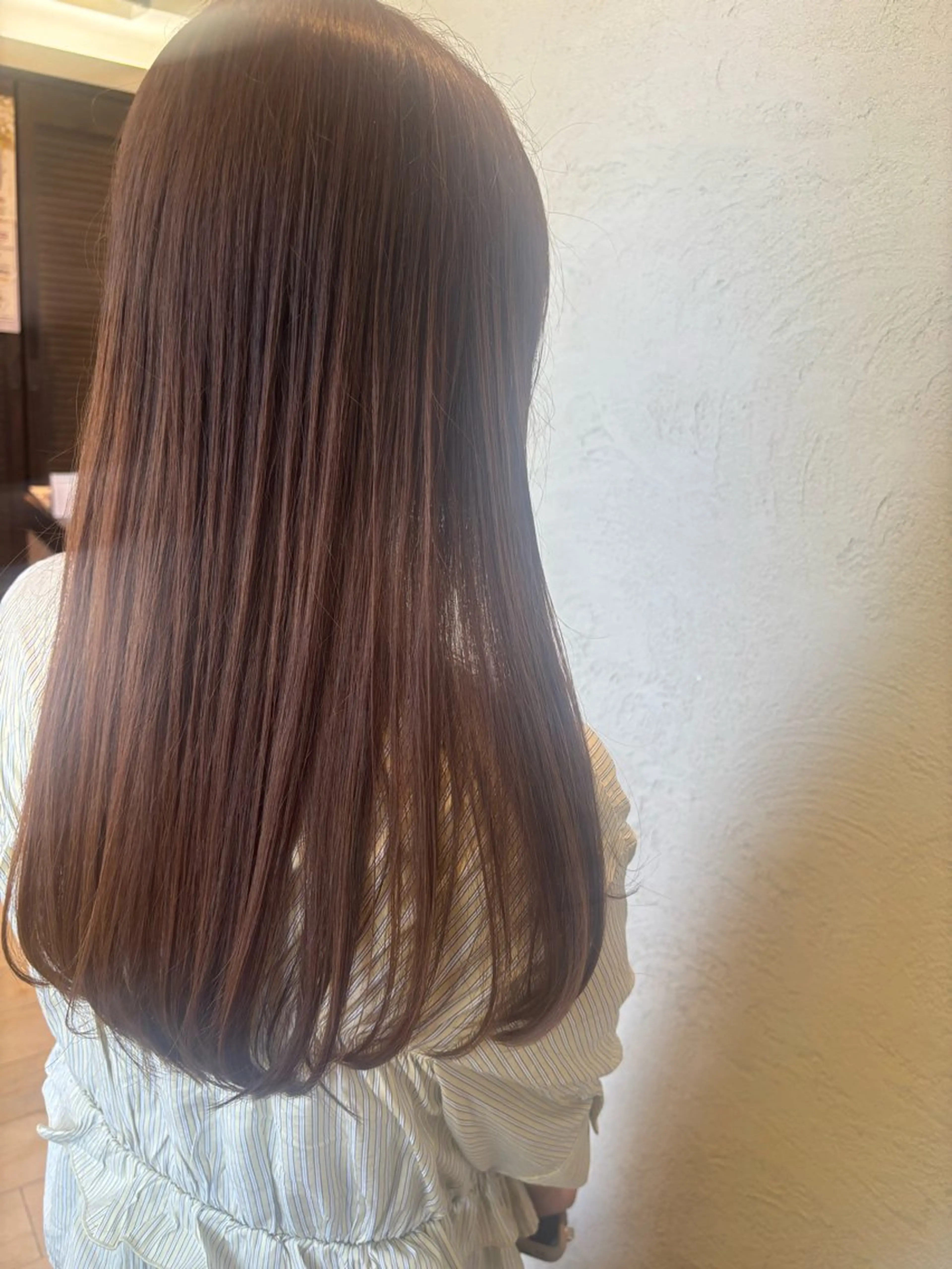 ロング カラー カット ヘアカラー ルプラボウ 石黒よう子のヘアスタイル