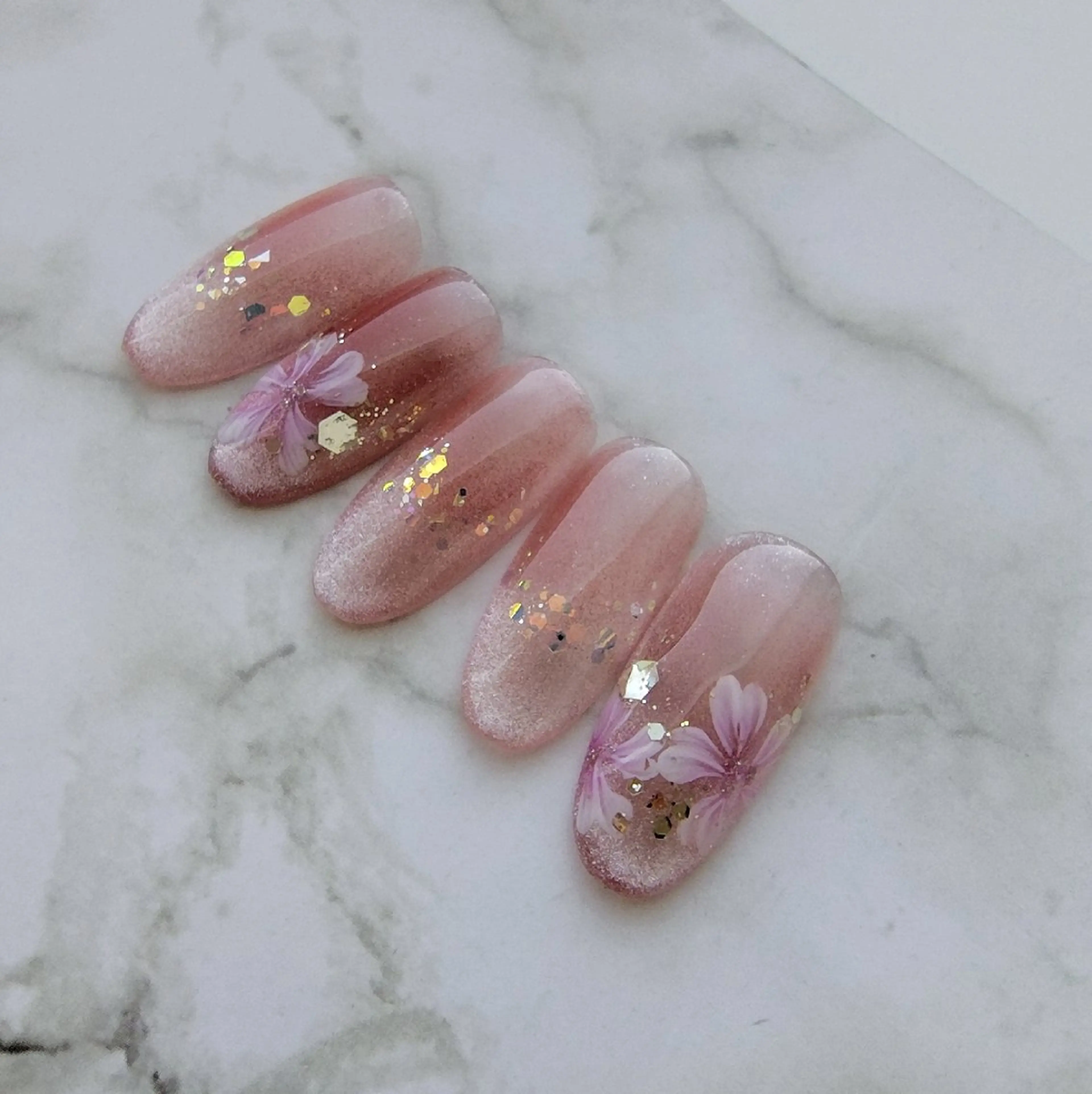 ネイル 春ネイル ハンドネイル 池元 真由美のネイルデザイン