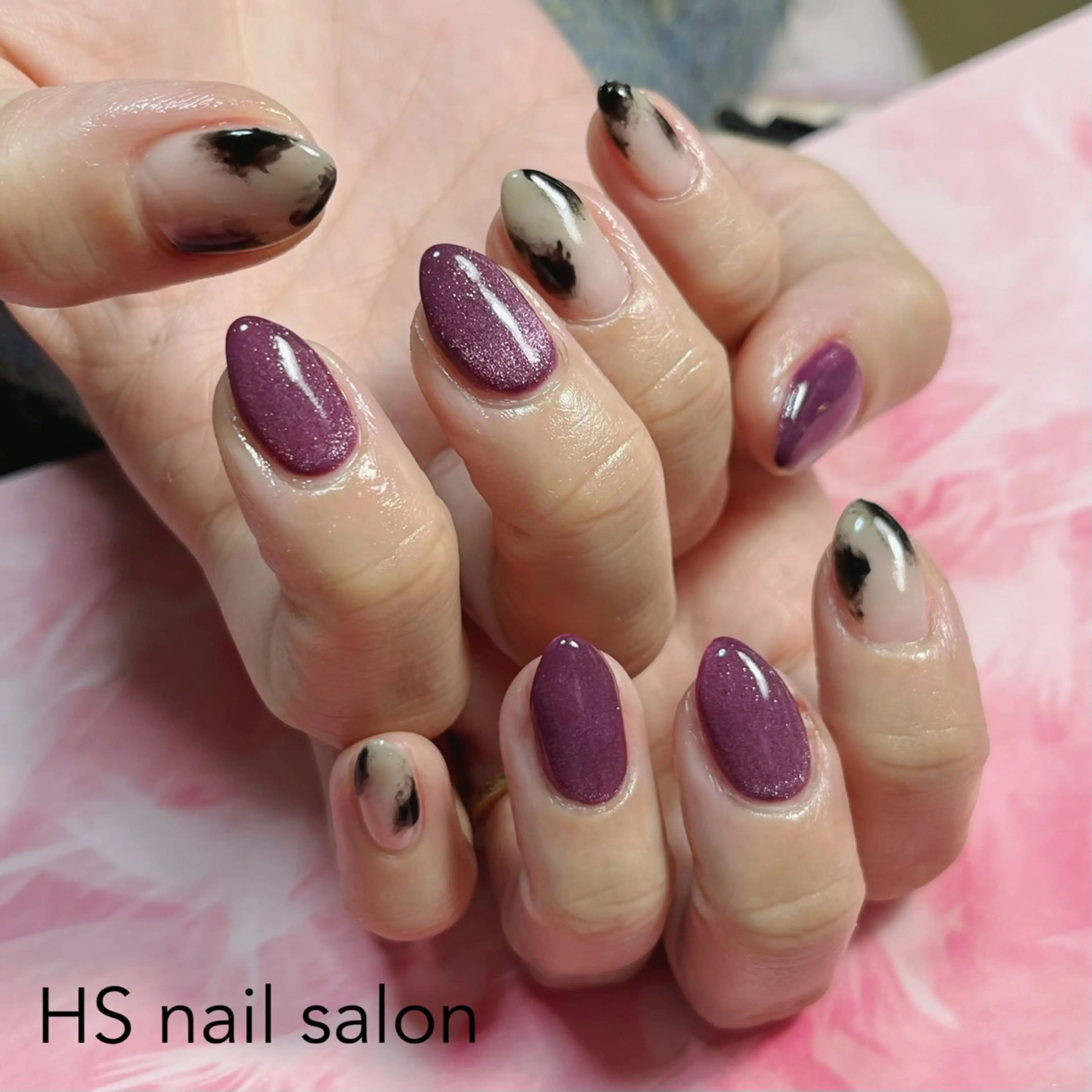 ミディアム ハンドネイル hs nail salonのネイルデザイン
