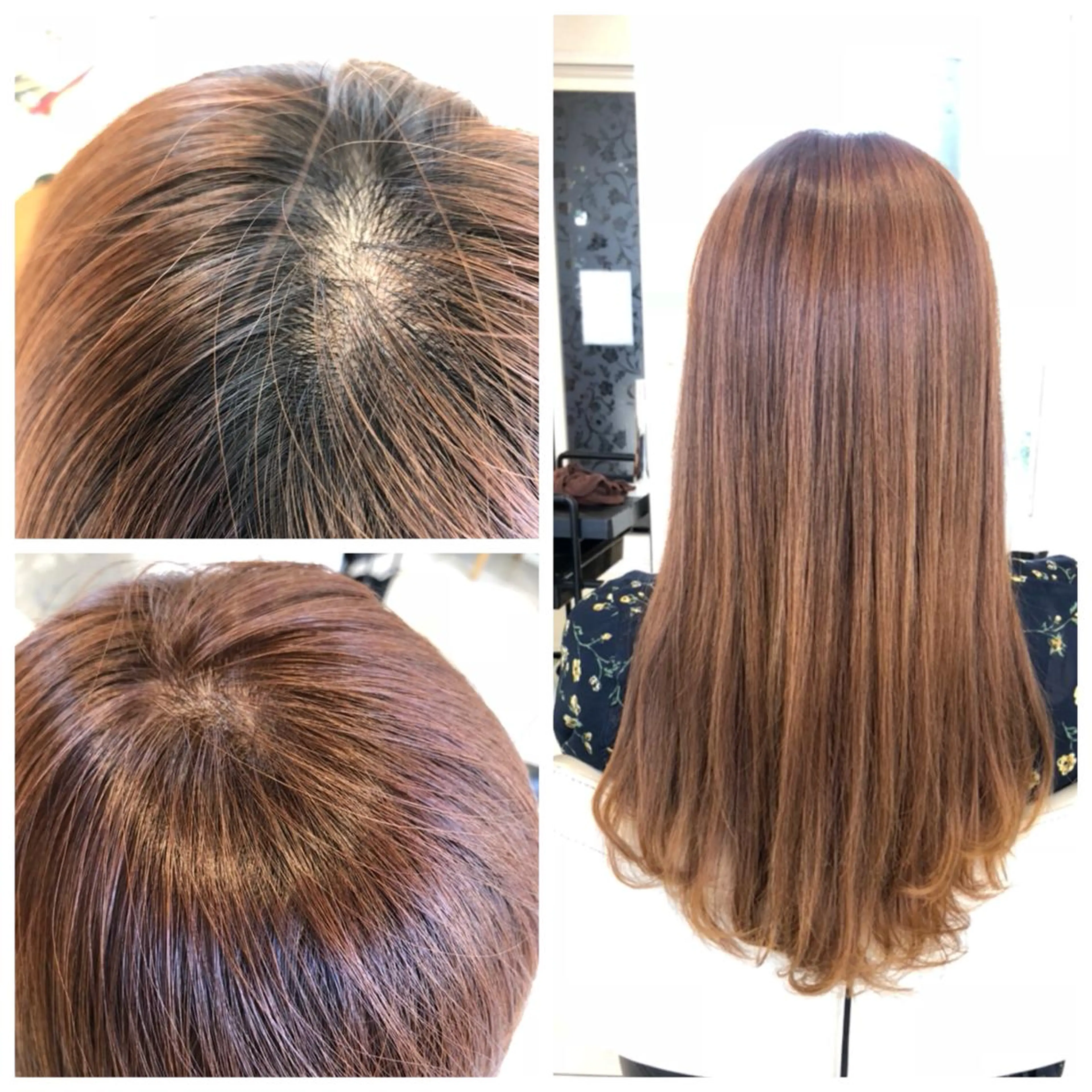 セミロング カラー ヘアカラー トップスタイリスト 石川みやびのヘアスタイル