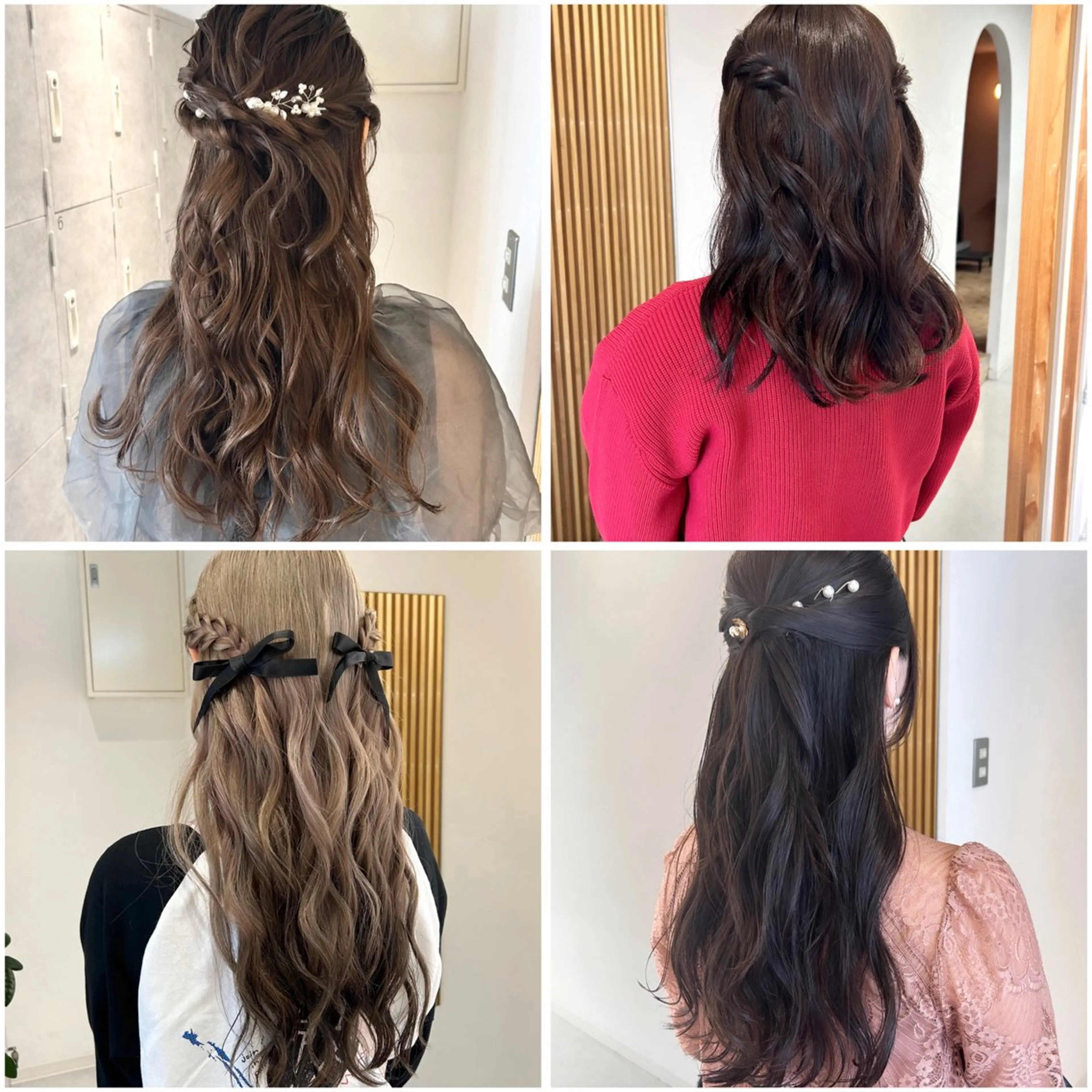 【アレンジ二スト🎀】ダウンスタイルヘアセット☆.｡.:*(飾り持ち込みOK！無くても可愛くなれます💭)の写真