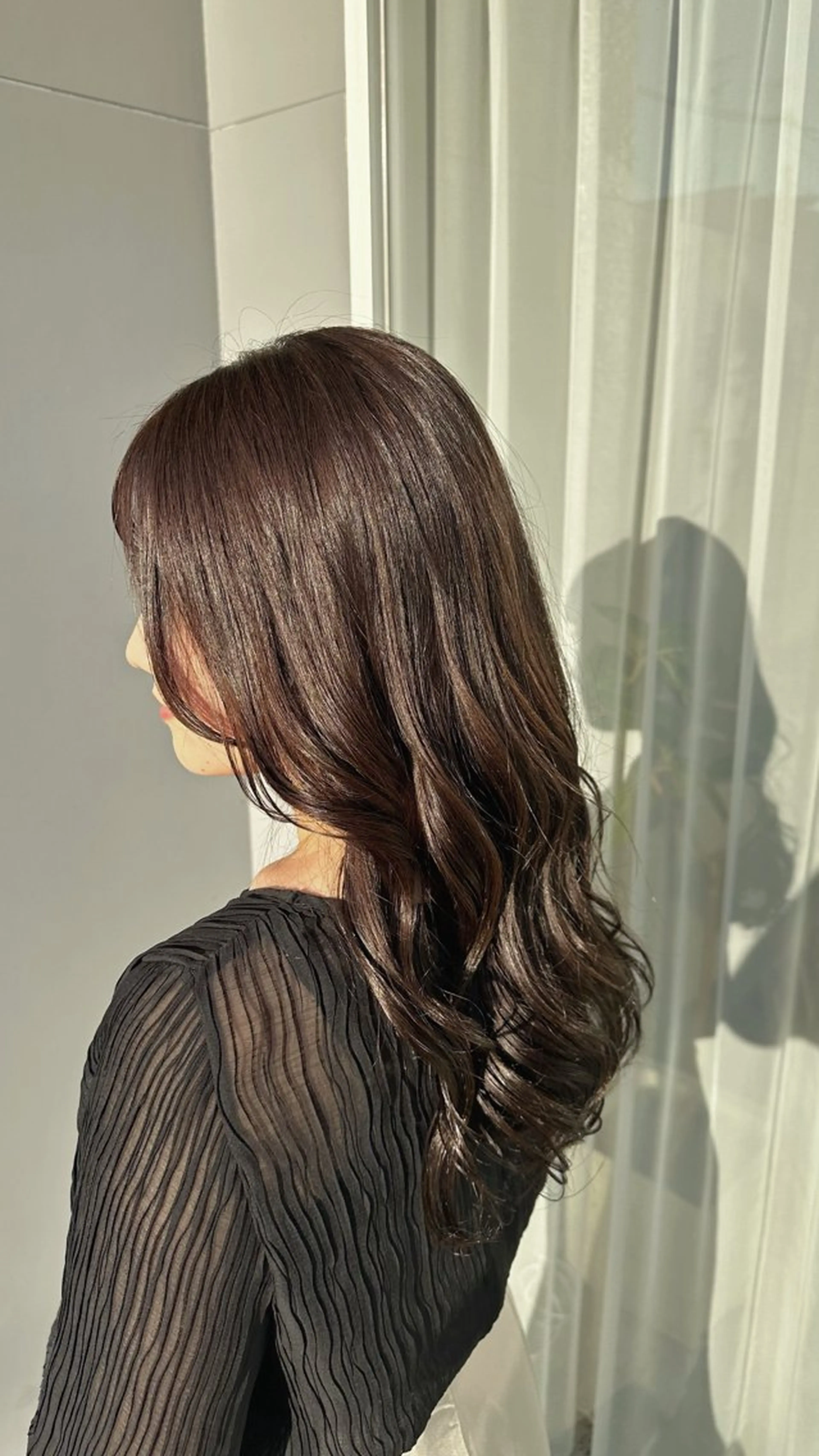 ロング カラー ブラウンカラー 透明感カラー 岩間 萌々果/eimのヘアスタイル