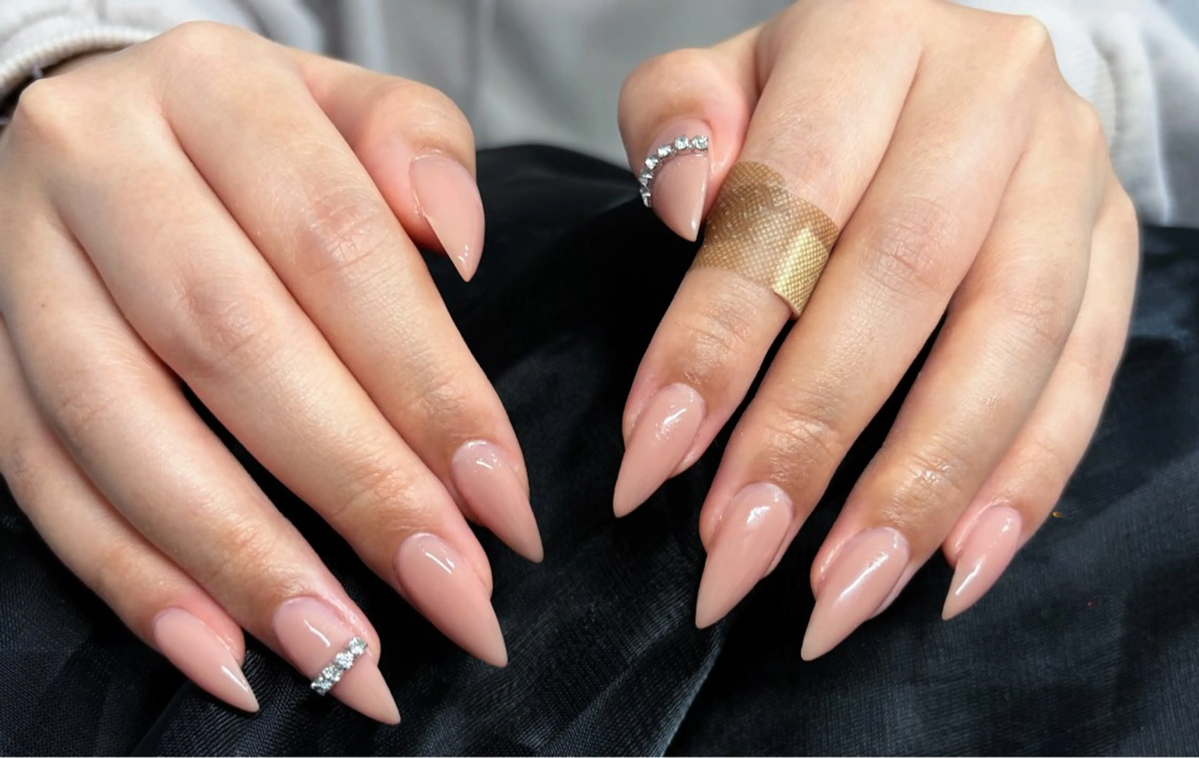 ネイル スカルプネイル シンプルネイル ハンドネイル ハンドケア Lunailsalon所属・Lu nailsalonのネイルデザイン