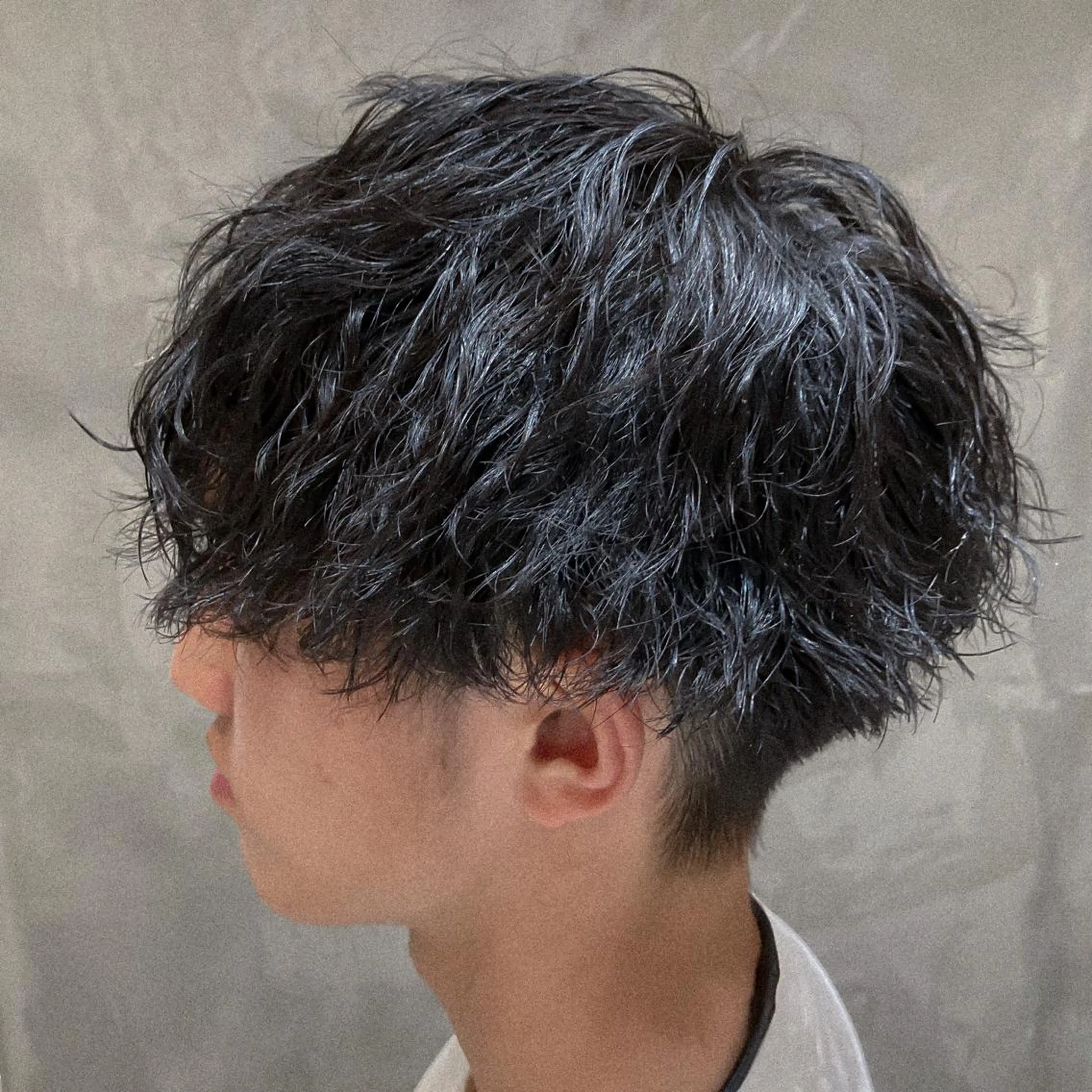 ショート パーマ メンズ マッシュ ショートヘア fifth JINGUMAE所属・波巻きスパイラルパー マ/シャドウパーマ駿のヘアスタイル