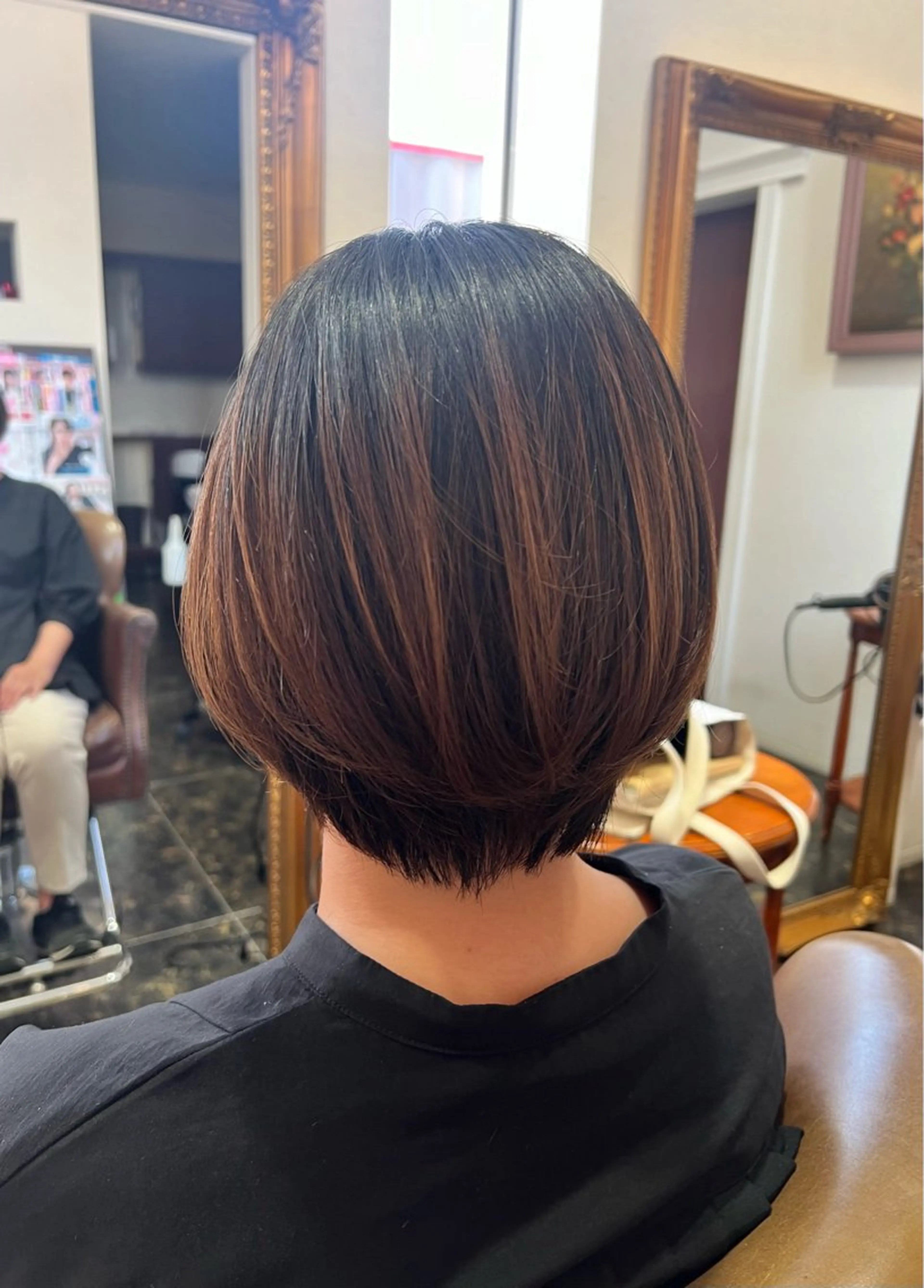 ショート ボブ 佐藤 尚子のヘアスタイル