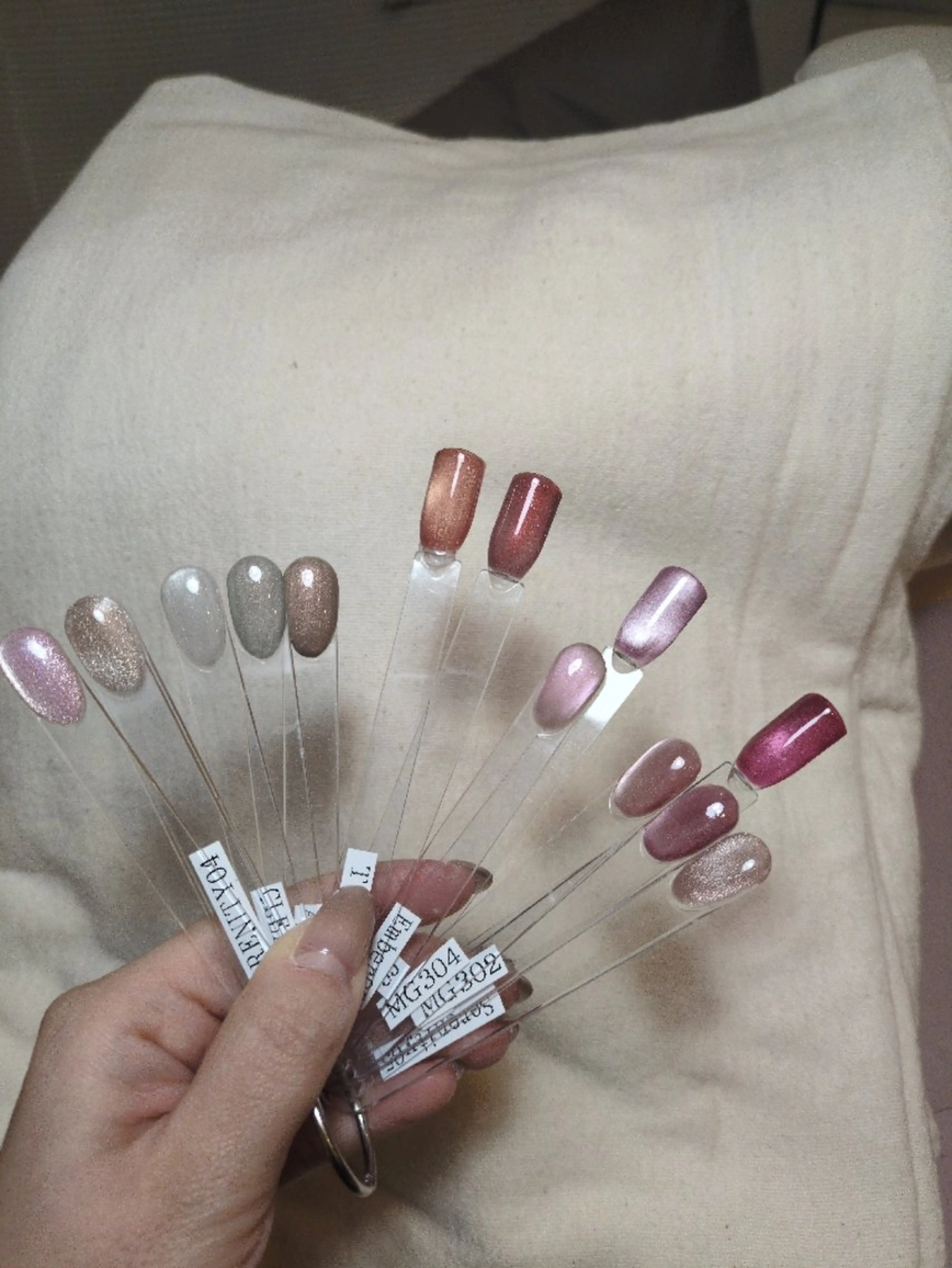 ネイル マグネットネイル こもり さくらのネイルデザイン