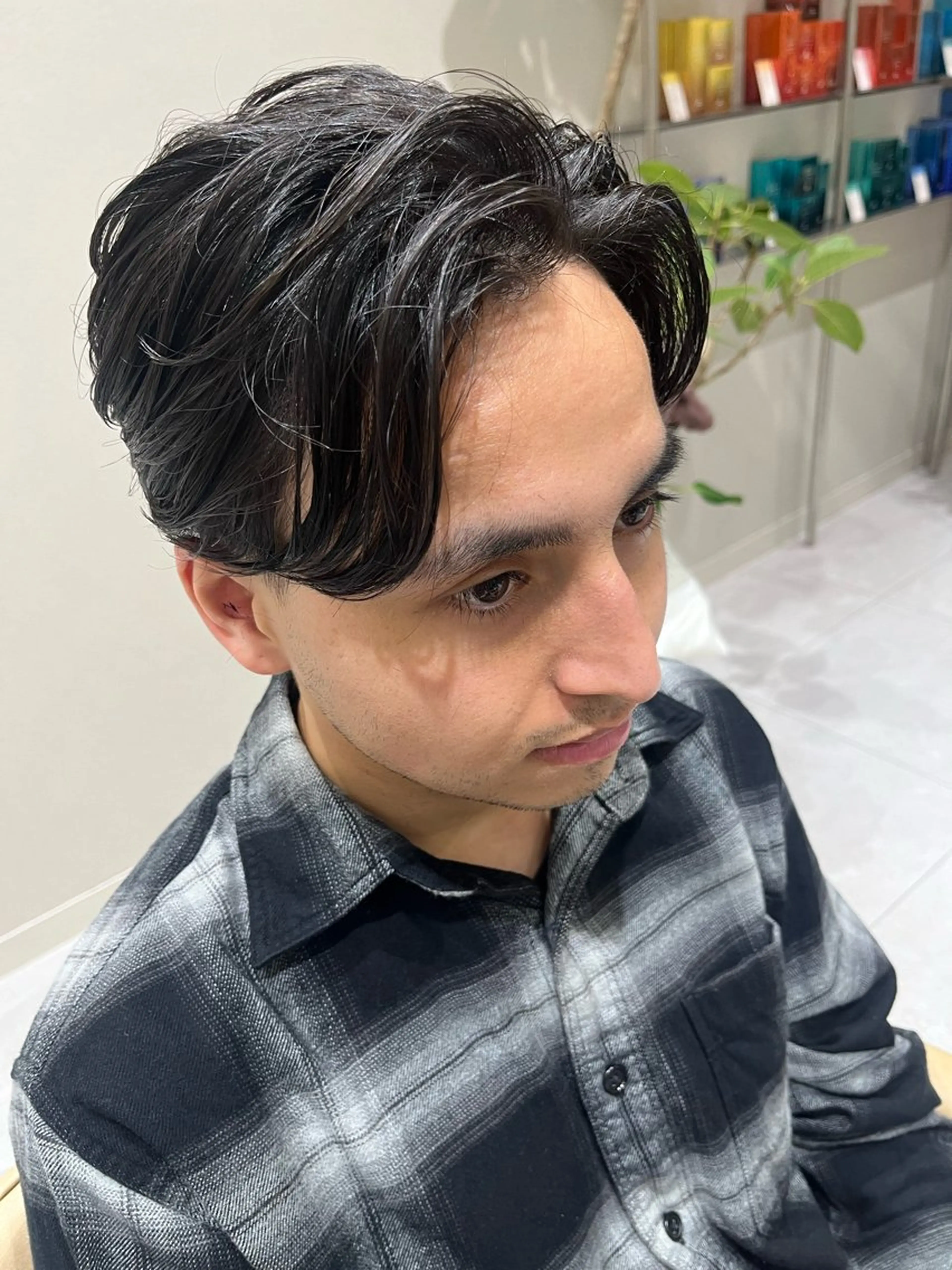メンズ カット トリートメント Ken 縮毛矯正/韓国風ヘアのヘアスタイル