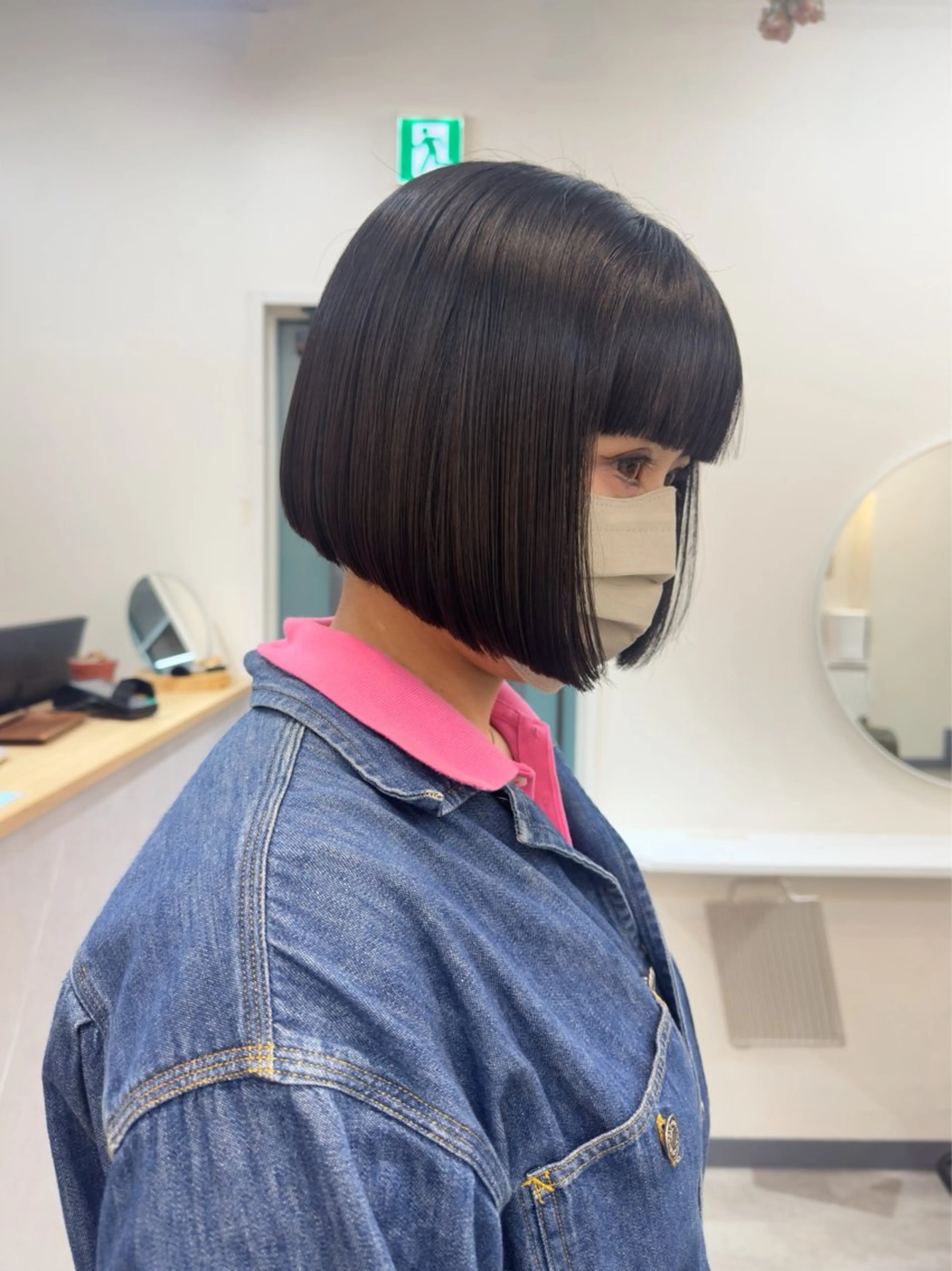 ショート カラー レイヤー/顔周り /いいぬまみかのヘアスタイル