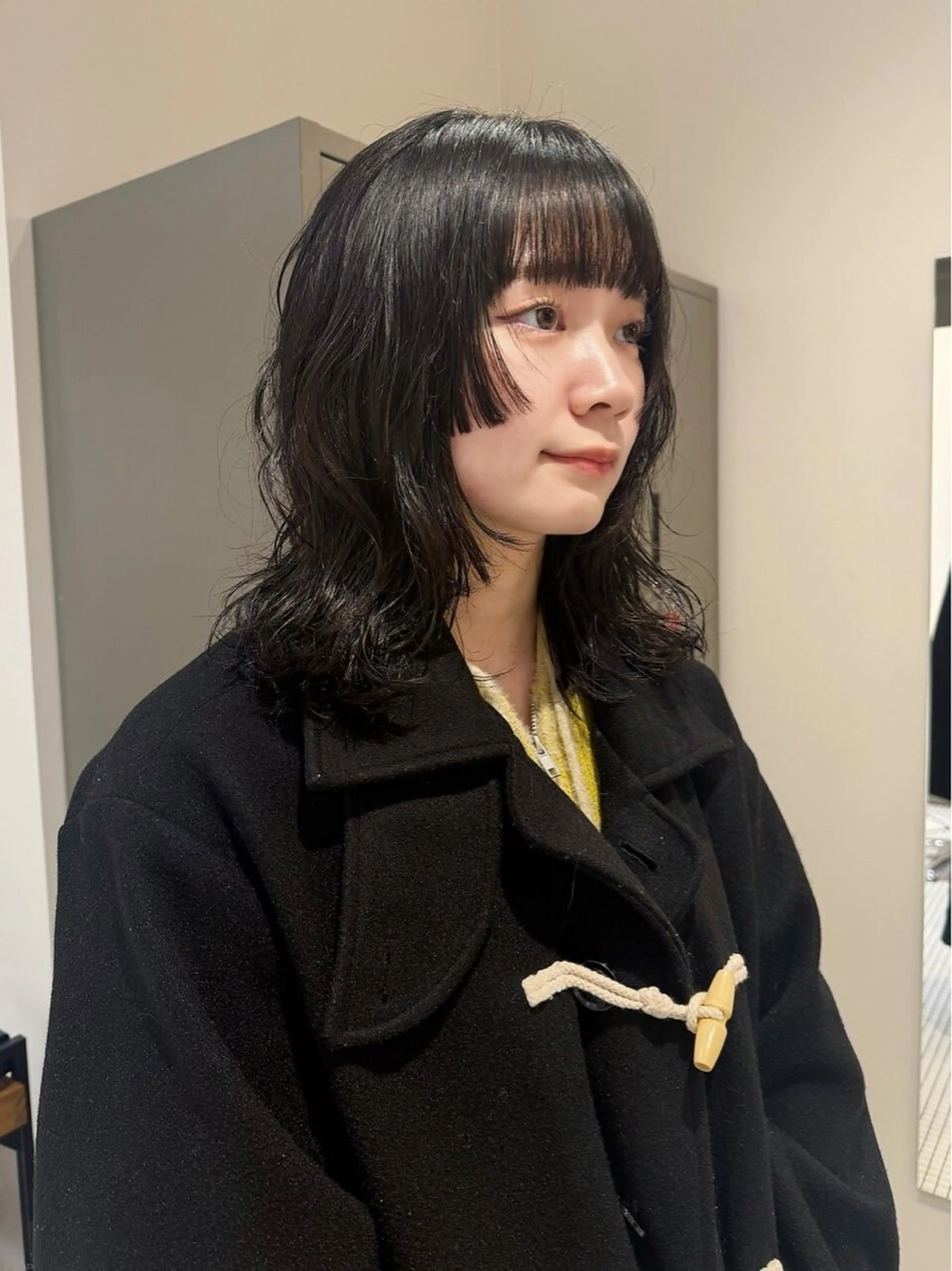 ミディアム パーマ カット パーマ トリートメント GRIP/マンツー マンサロンのヘアスタイル