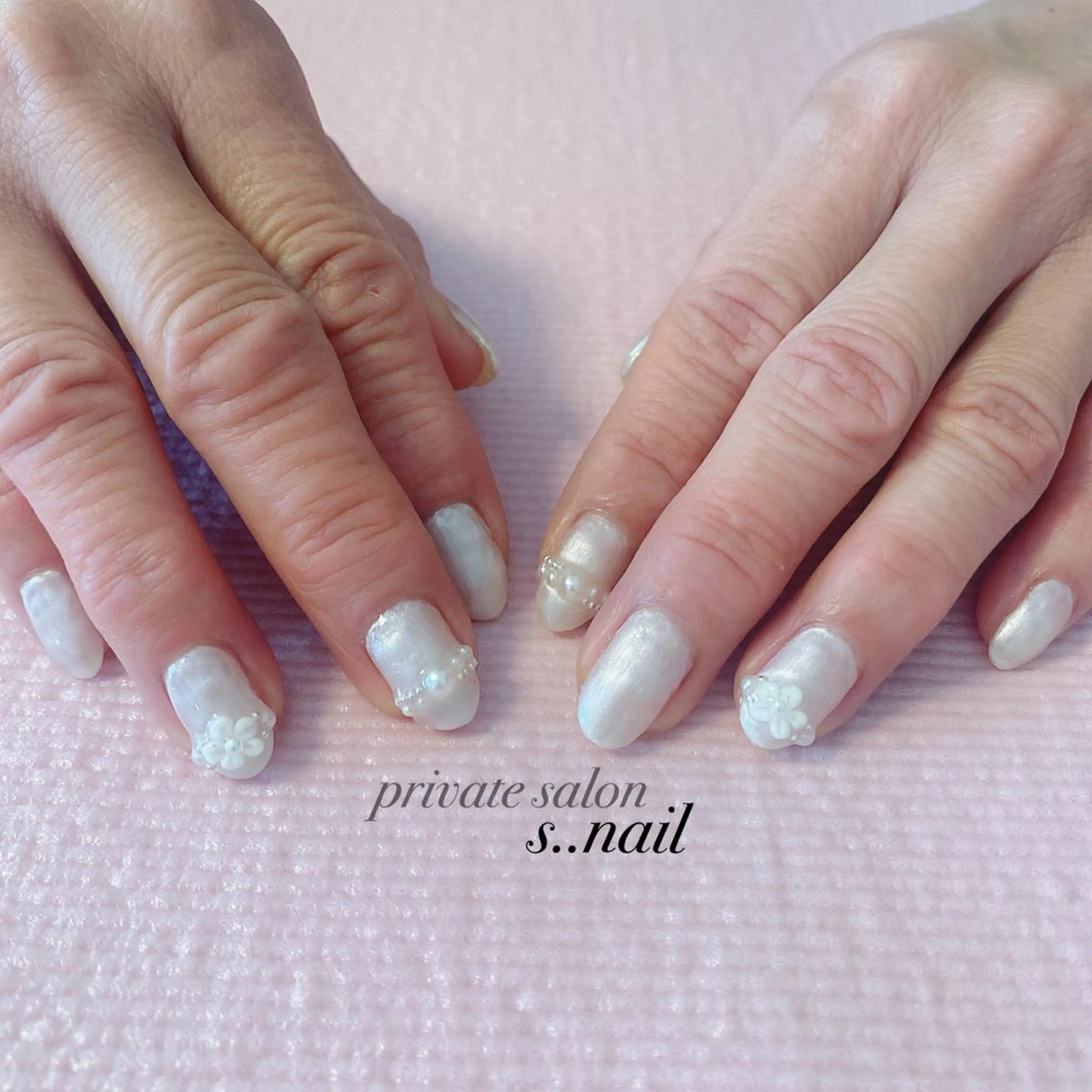 ネイル フラワーネイル ハンドネイル フットネイル s..nail / MORITAのネイルデザイン