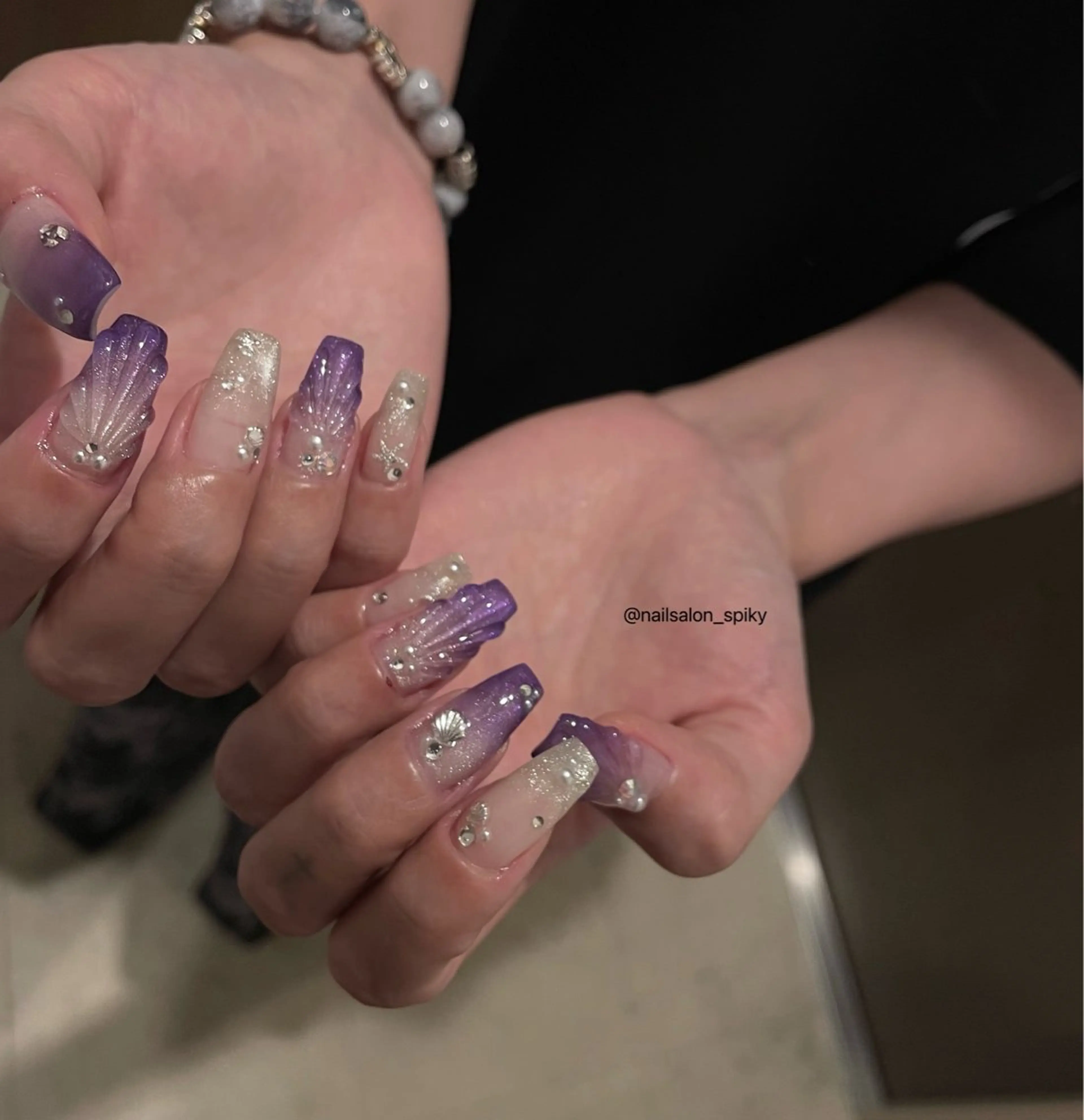 ネイル Spiky とうげ ふうかのネイルデザイン