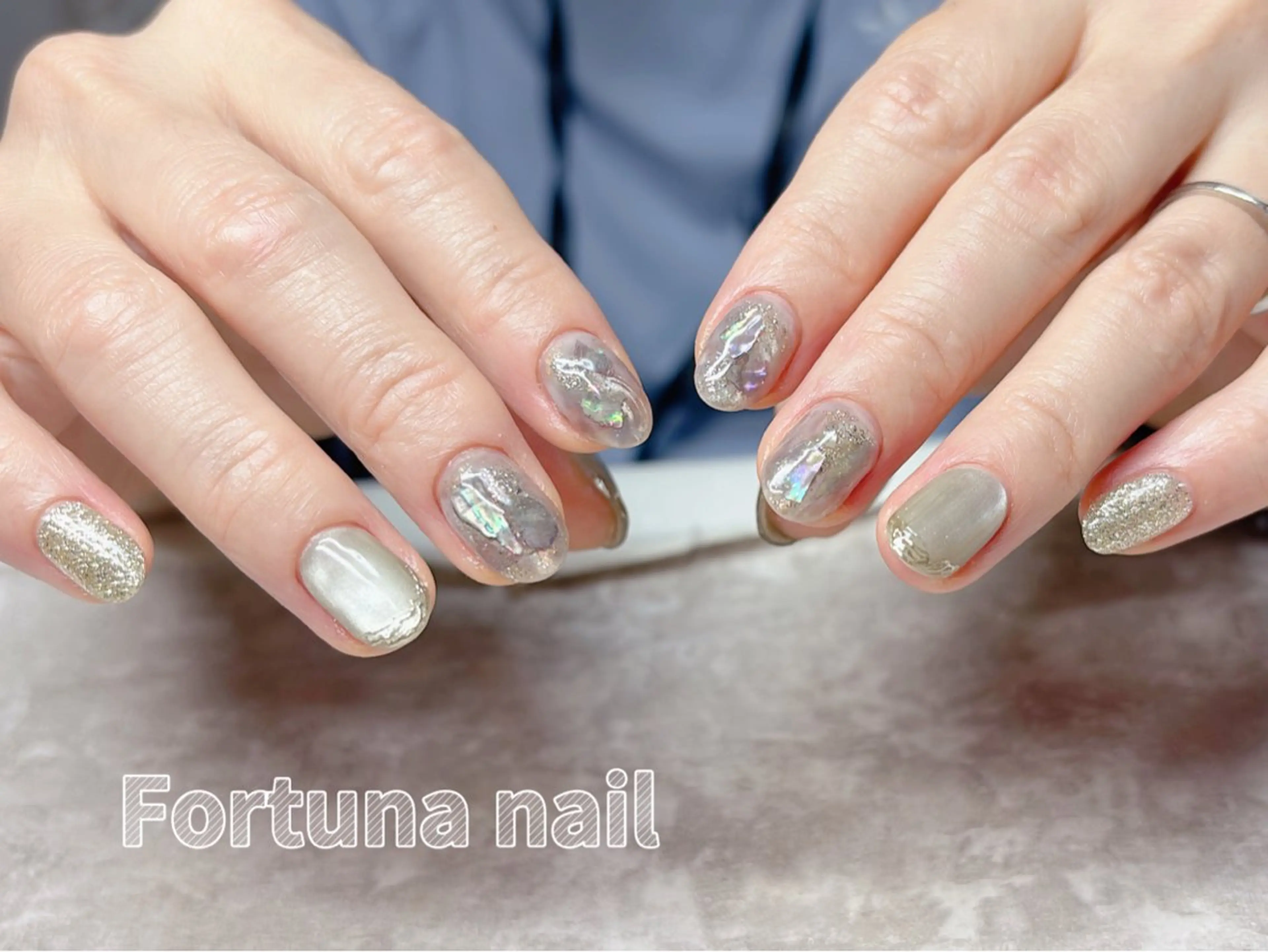 ネイル ハンドネイル Nail •Head スパFortunaのネイルデザイン