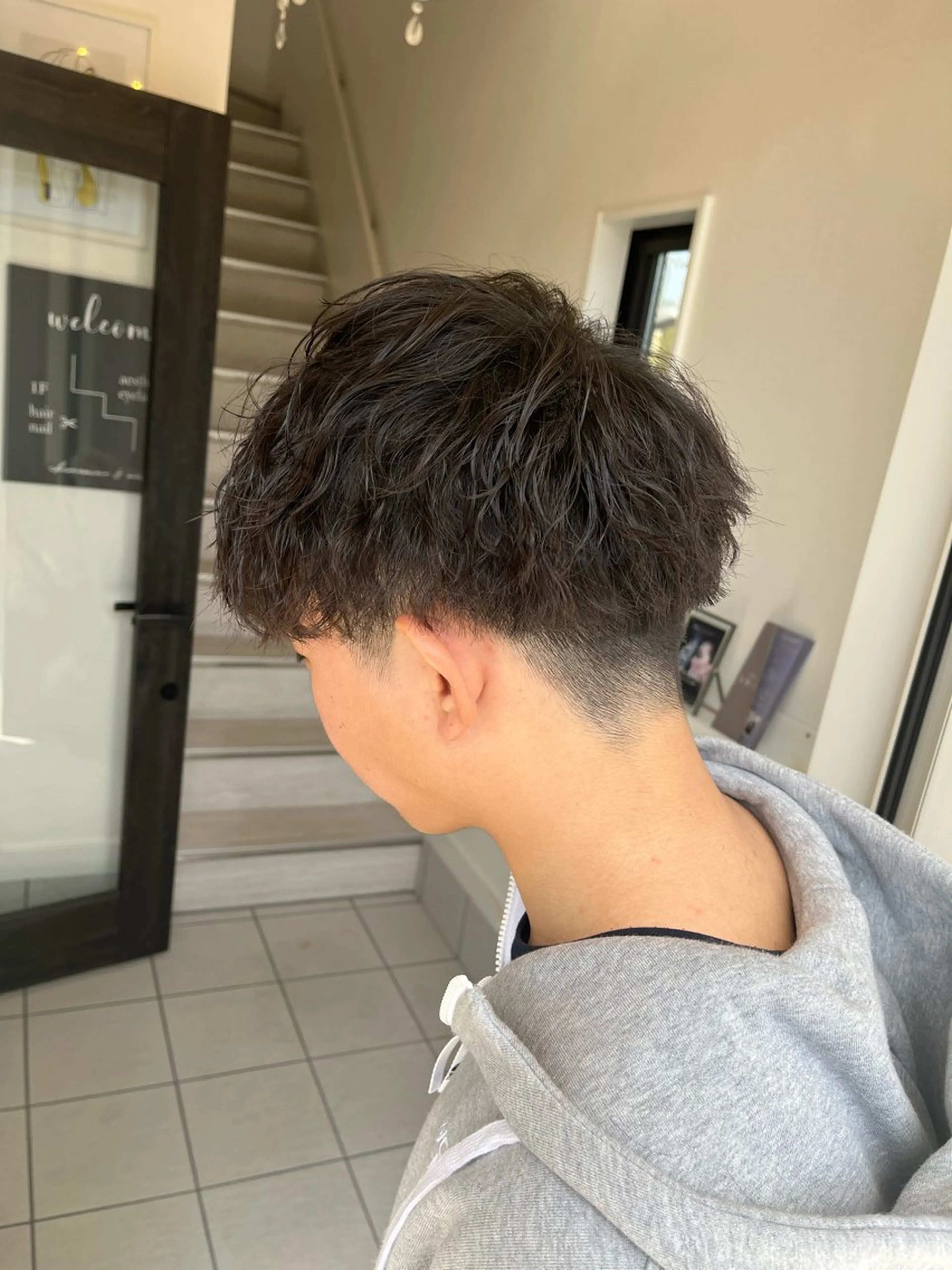 パーマ メンズ 山中 真紫のヘアスタイル