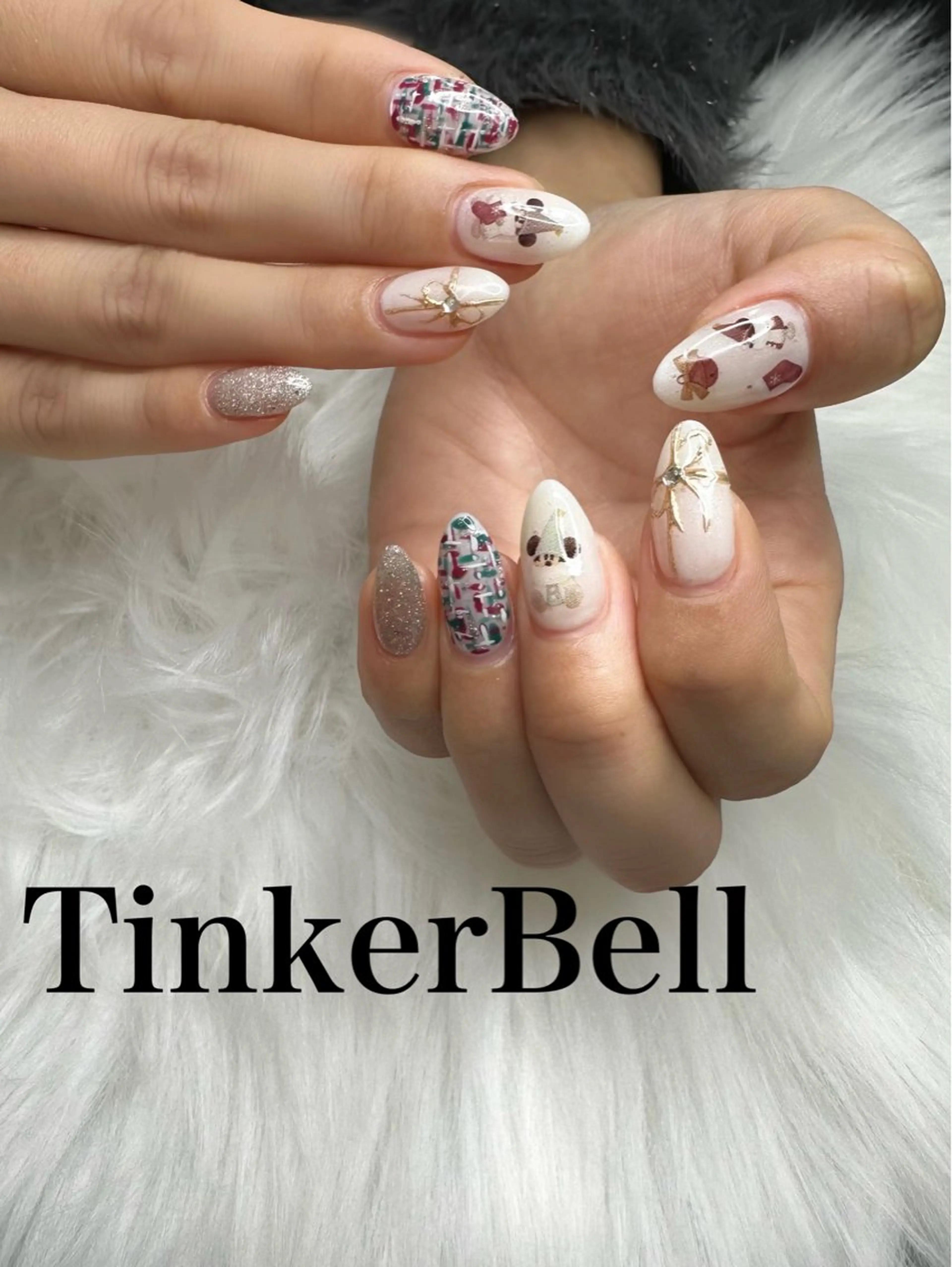 ネイル ハンドネイル Tinker Bellのネイルデザイン
