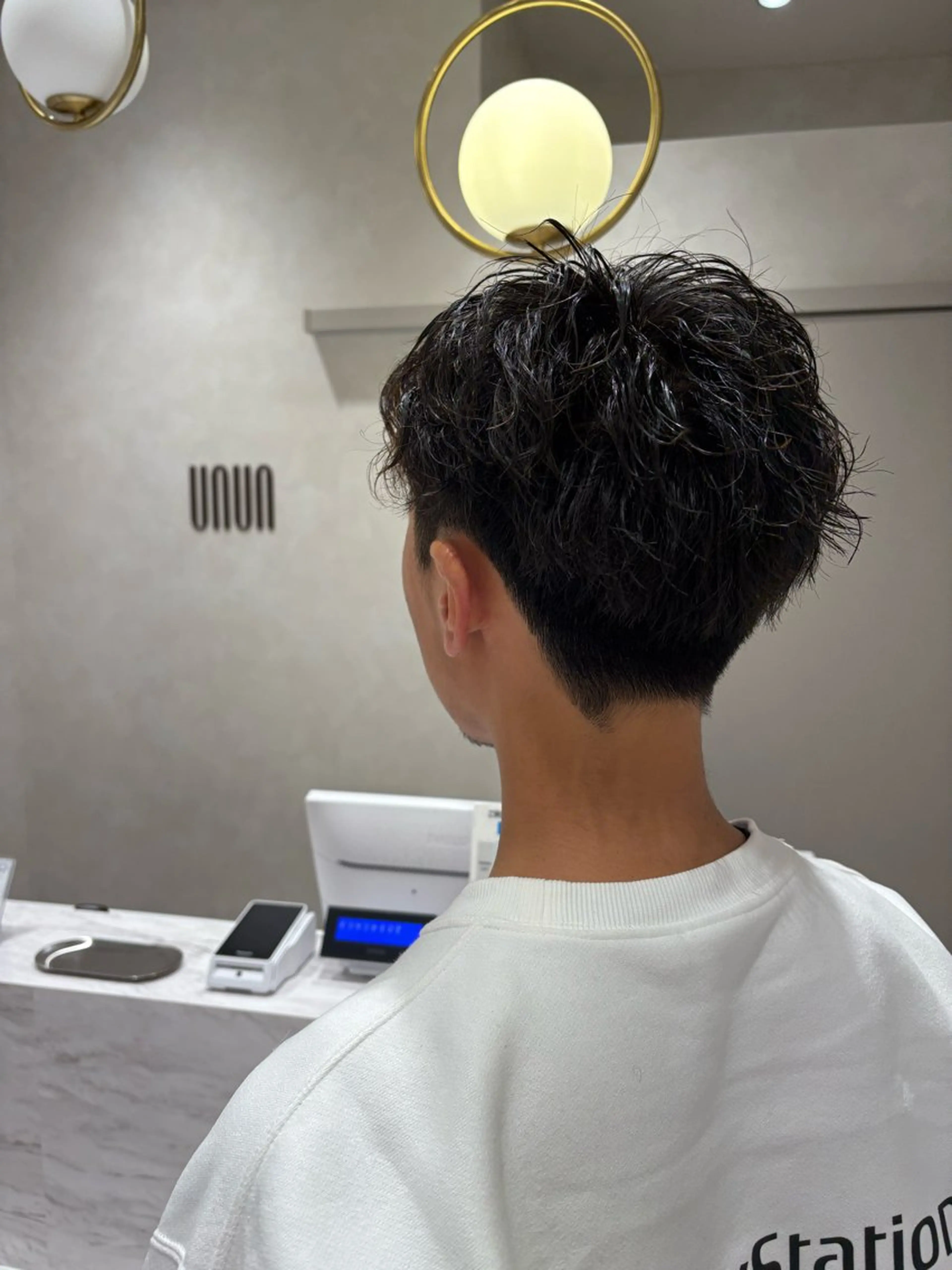 パーマ メンズ レディース募集中🎀 陸 愛夏のヘアスタイル