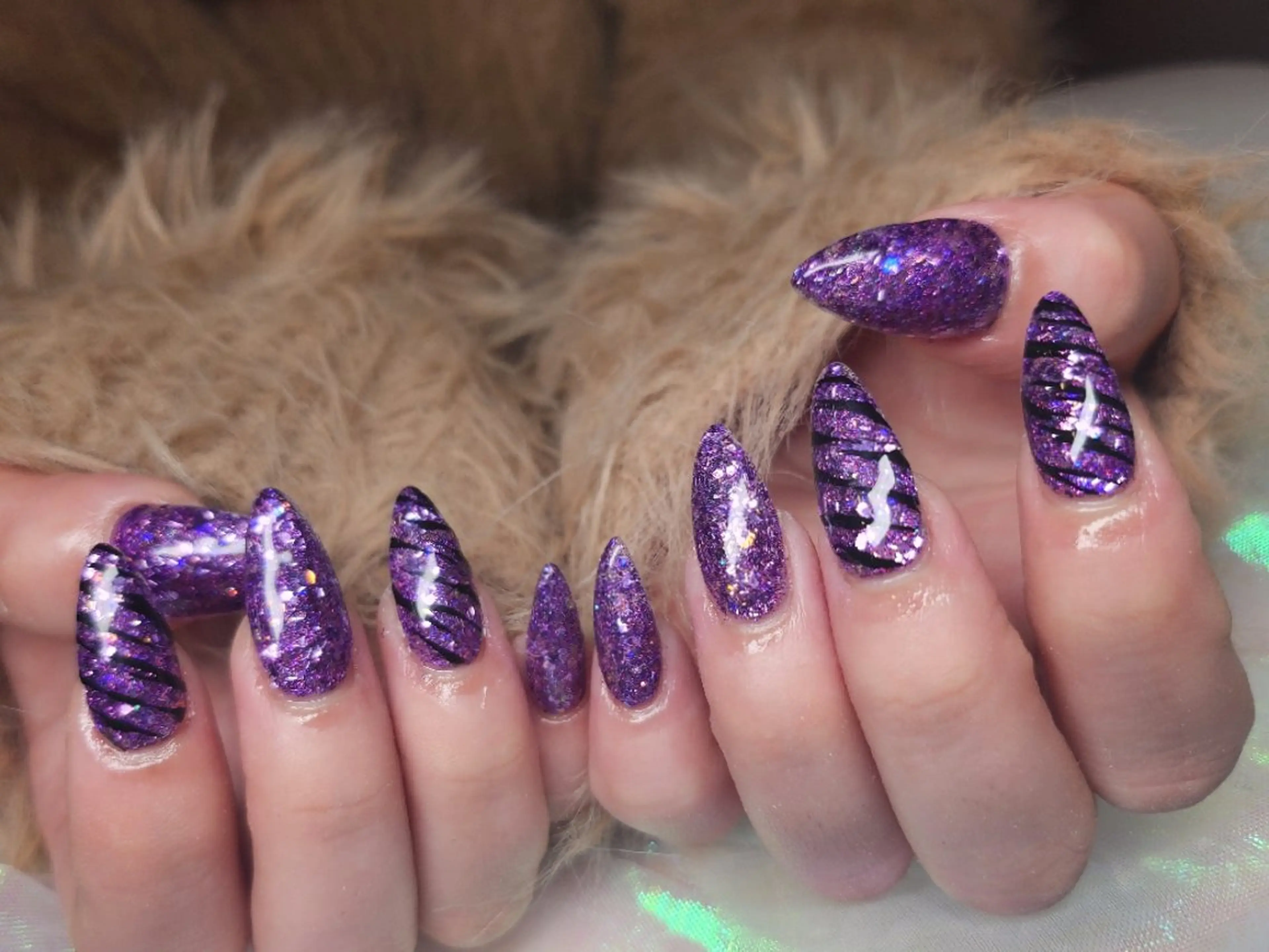 ネイル ハンドネイル 💜bora .のネイルデザイン