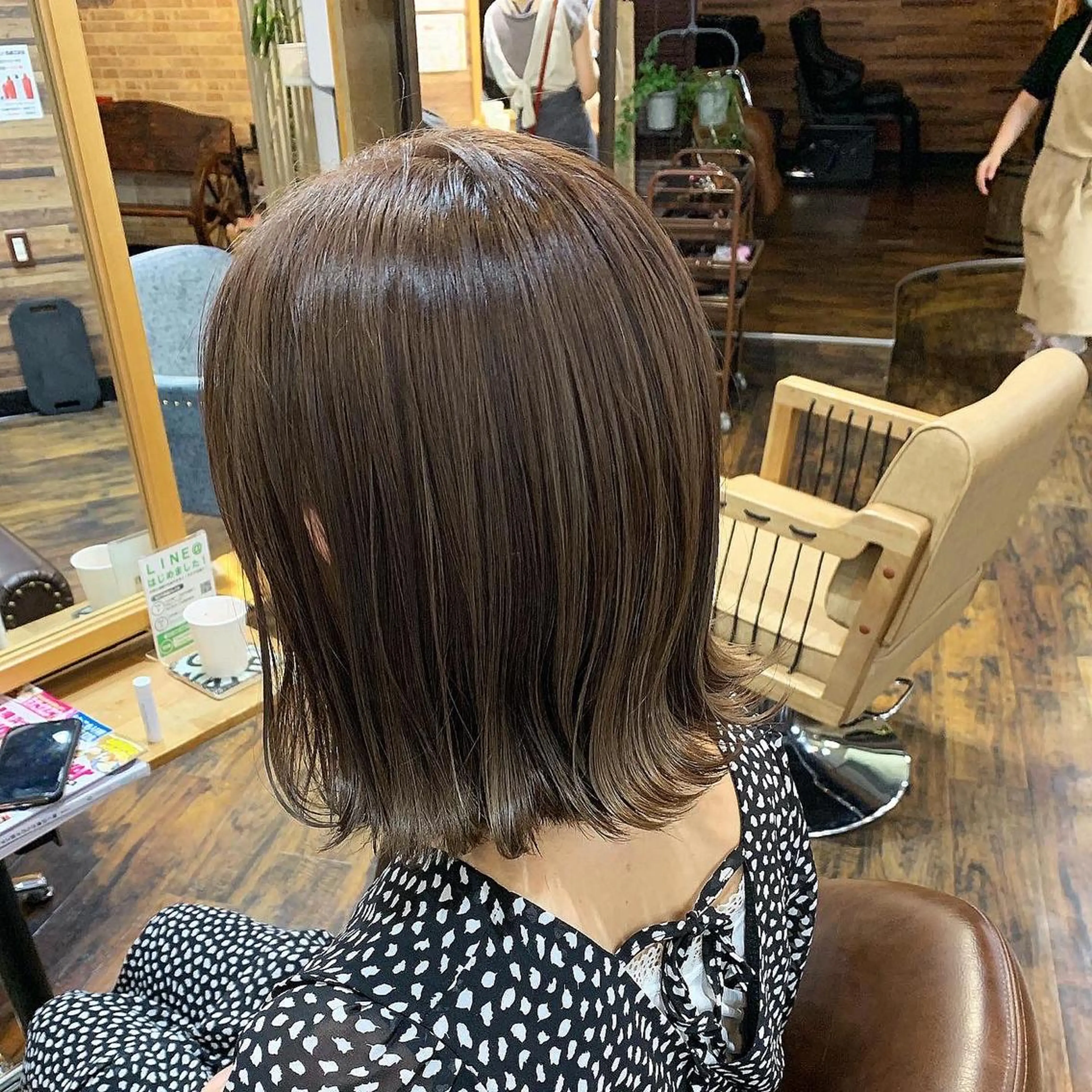 ミディアム カラー 川名 充✂️のヘアスタイル