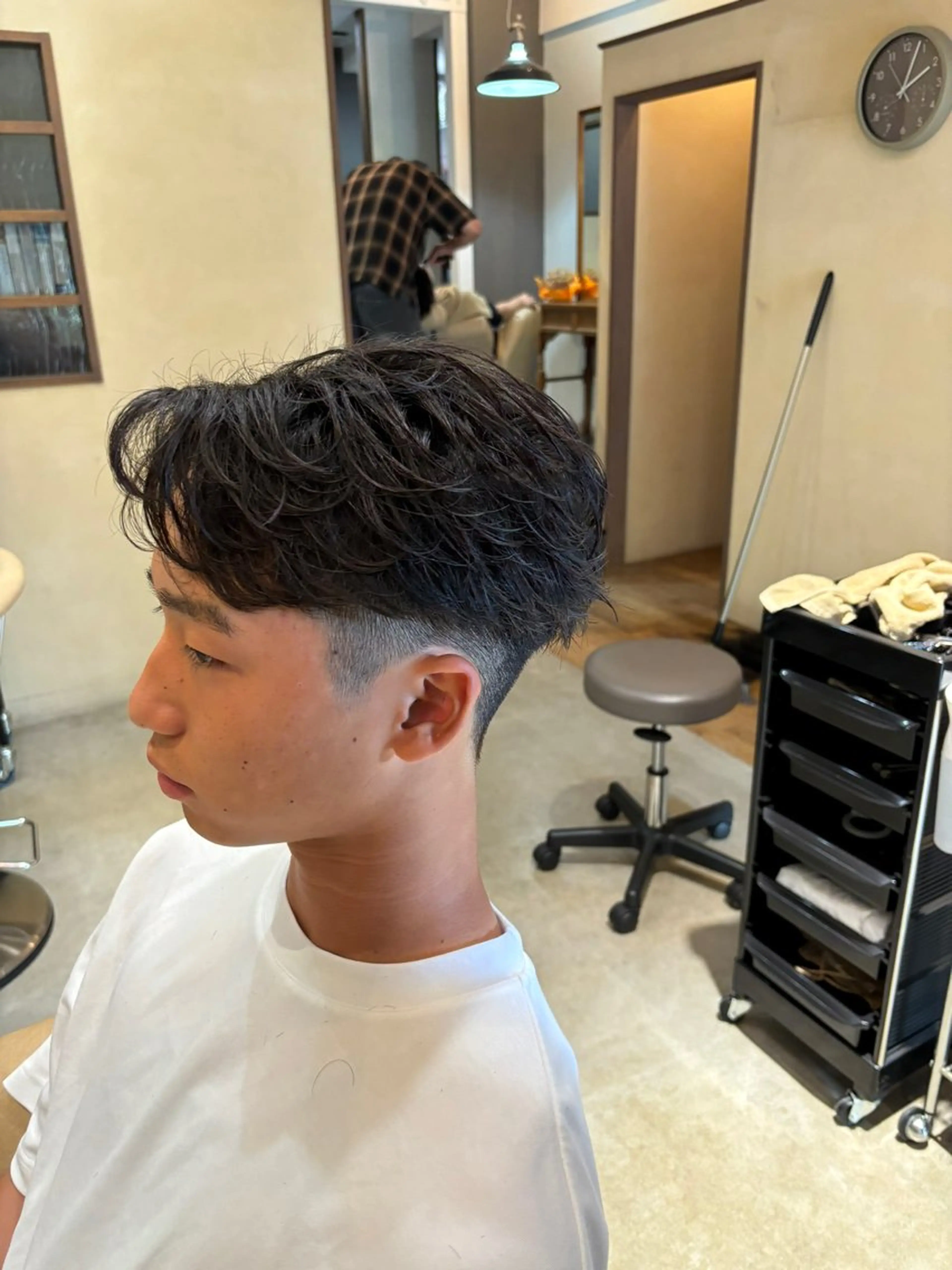 ショート メンズ カット パーマ 鹿児島 TSUBASAのヘアスタイル