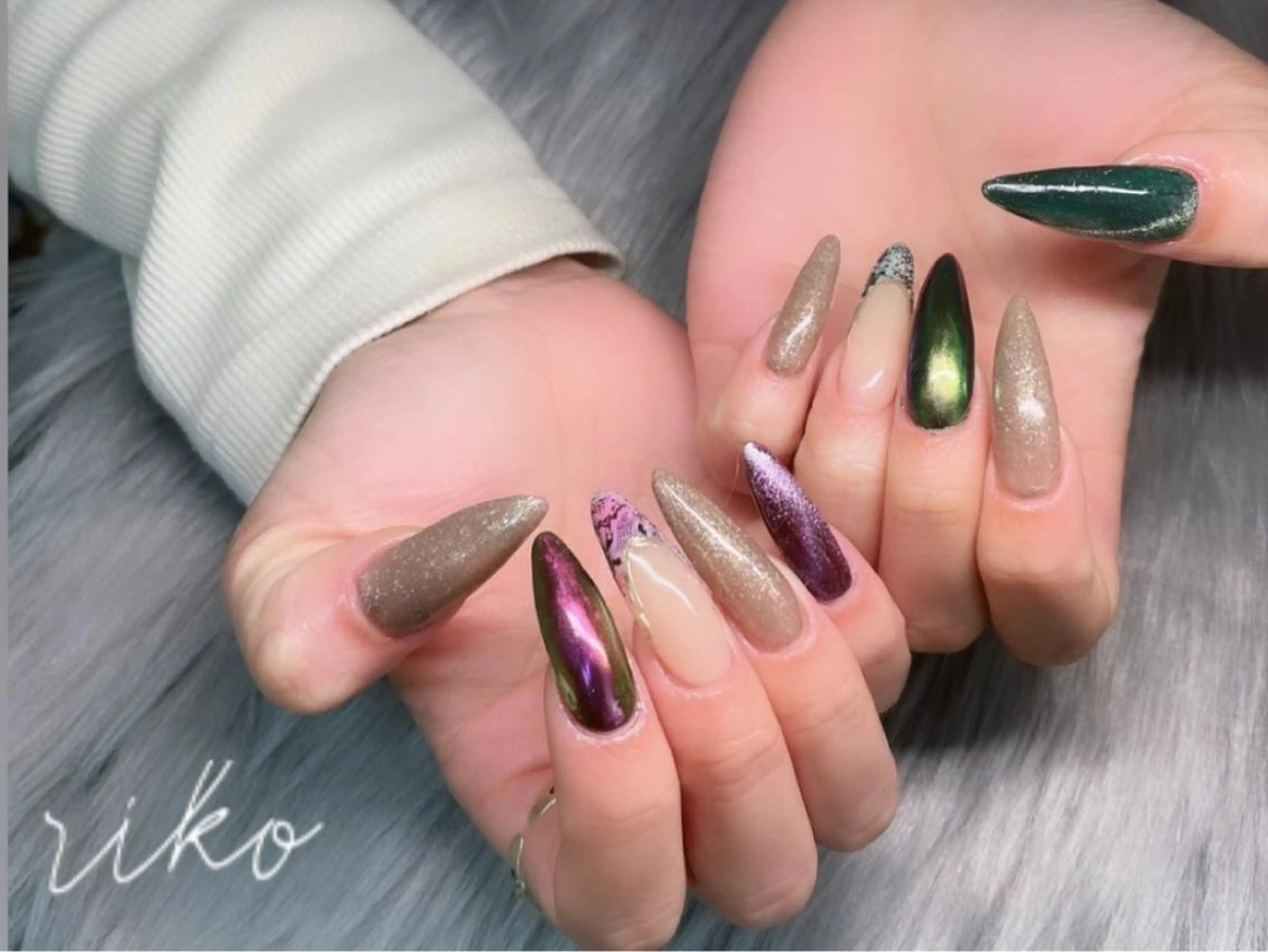 ネイル ハンドネイル riko nailのネイルデザイン