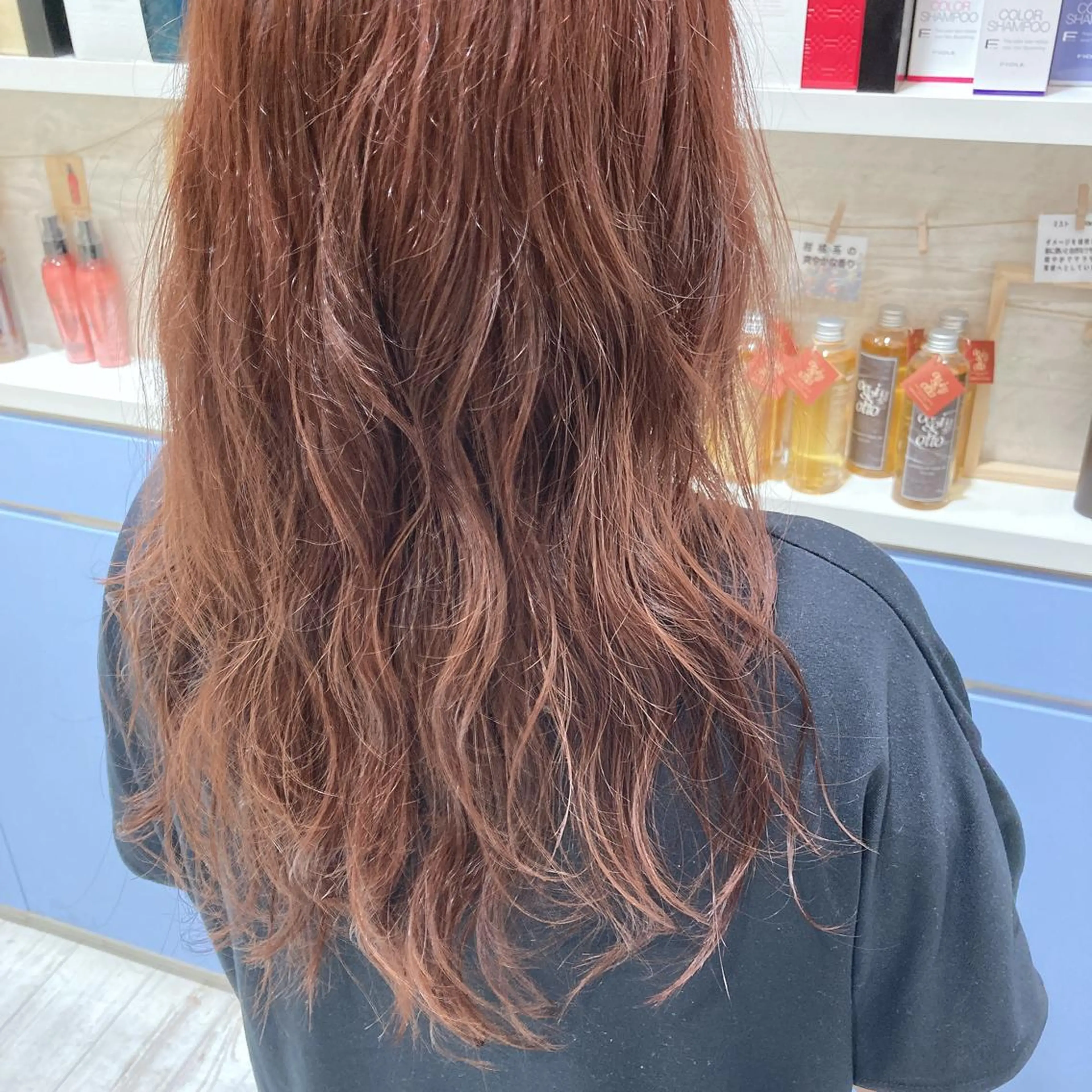 ロング カット ヘアカラー トリートメント 上野湧太 髪質改善/艶カラーのヘアスタイル