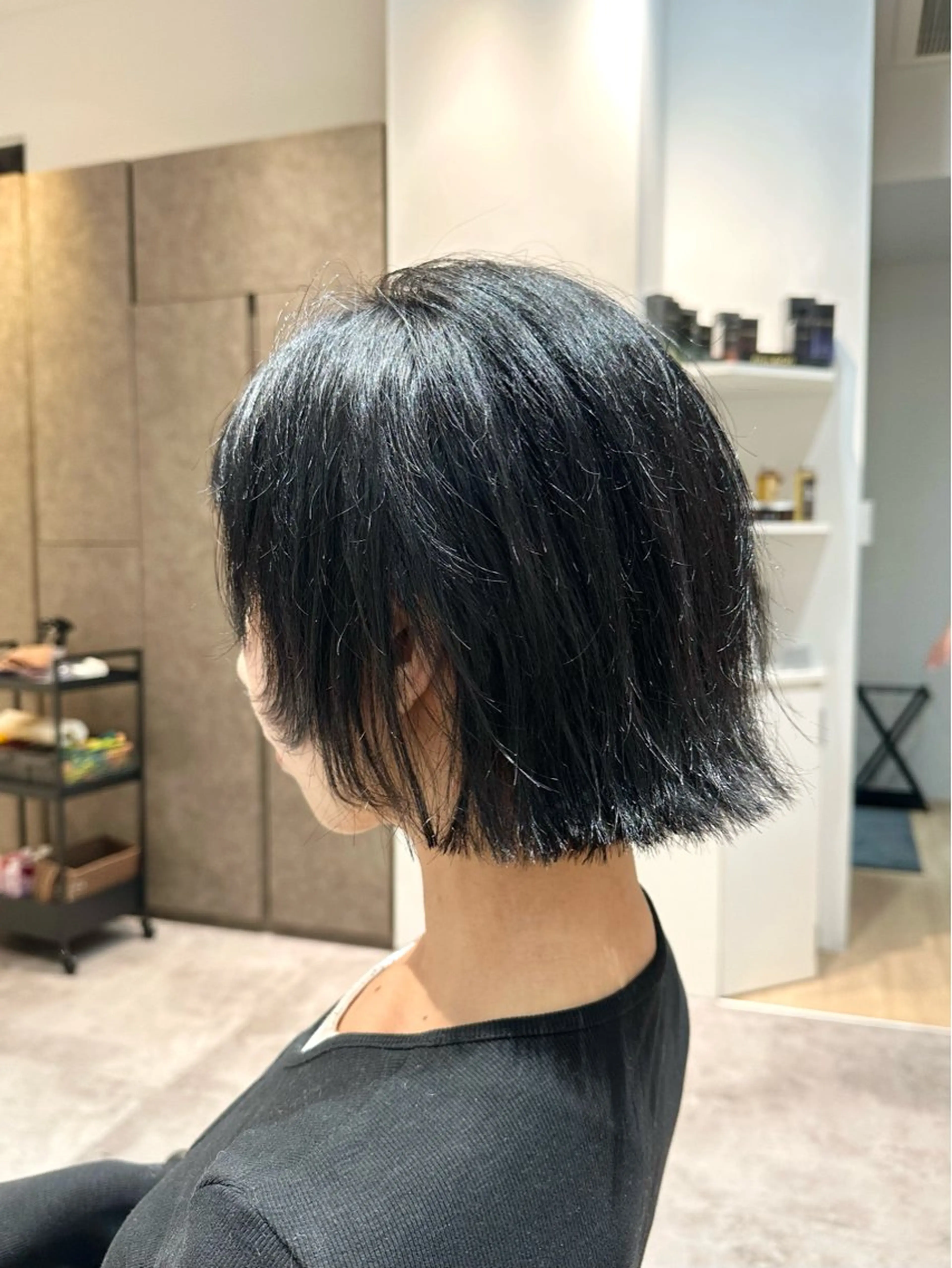ミディアム ボブ 外ハネヘア カット ショートカット🧸 ごとうさなのヘアスタイル