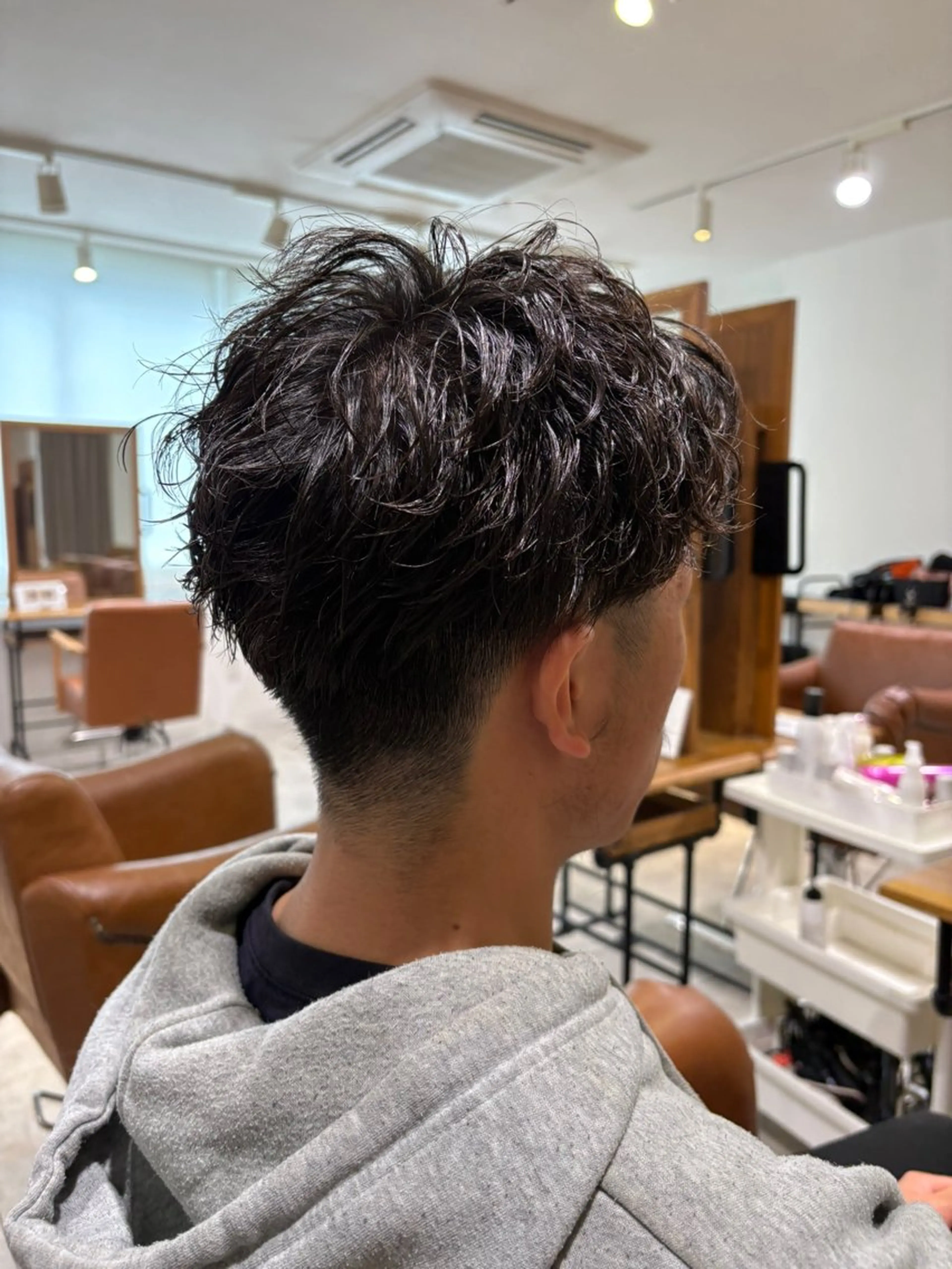 パーマ メンズ カット パーマ 【SASE】大人上品 💍/ユウガ⭐️のヘアスタイル