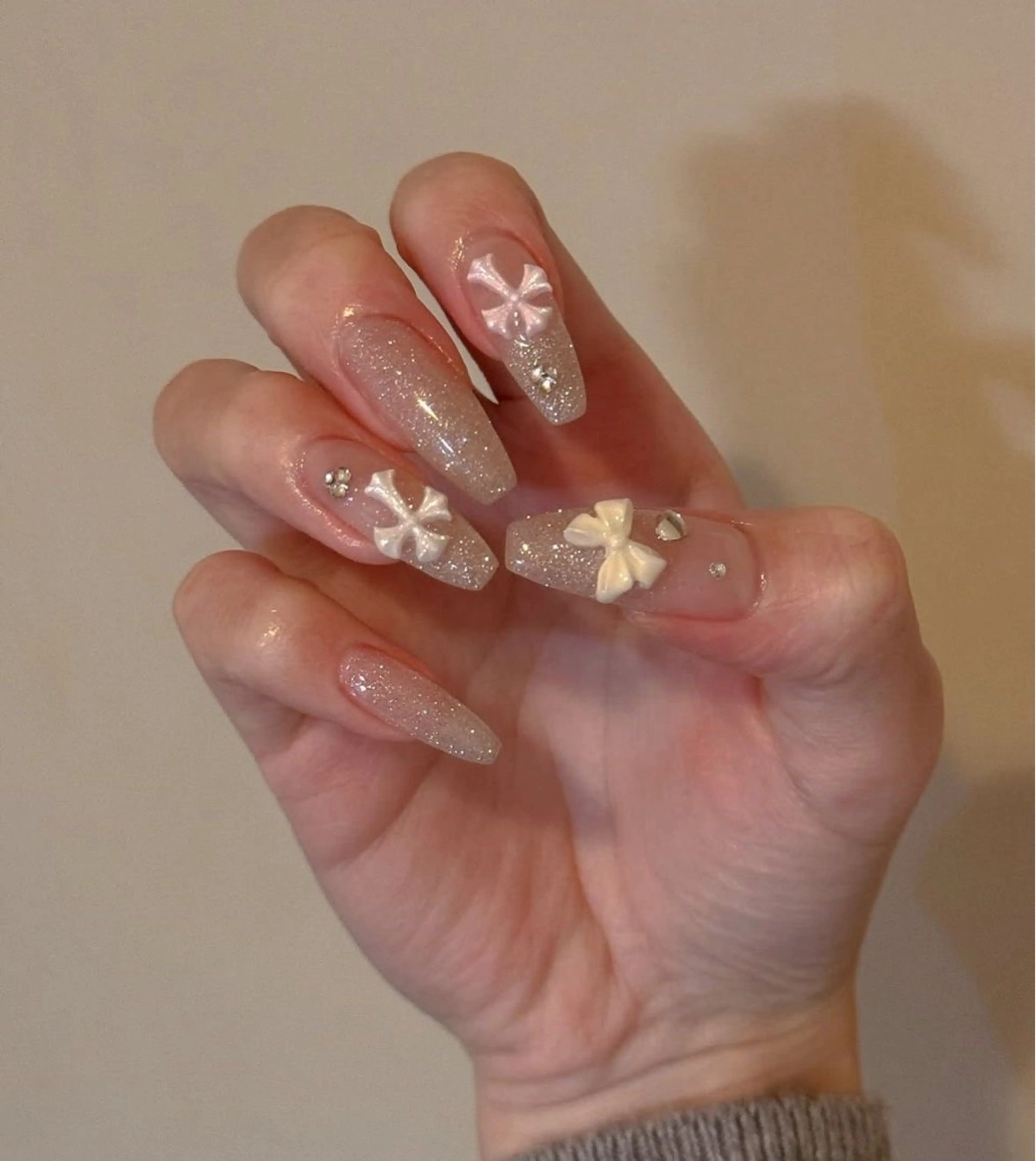 ネイル 韓国ネイル 持ち込み ニュアンスネイル ネイルチップ 冬ネイル LISA ANA.CHUOのネイルデザイン