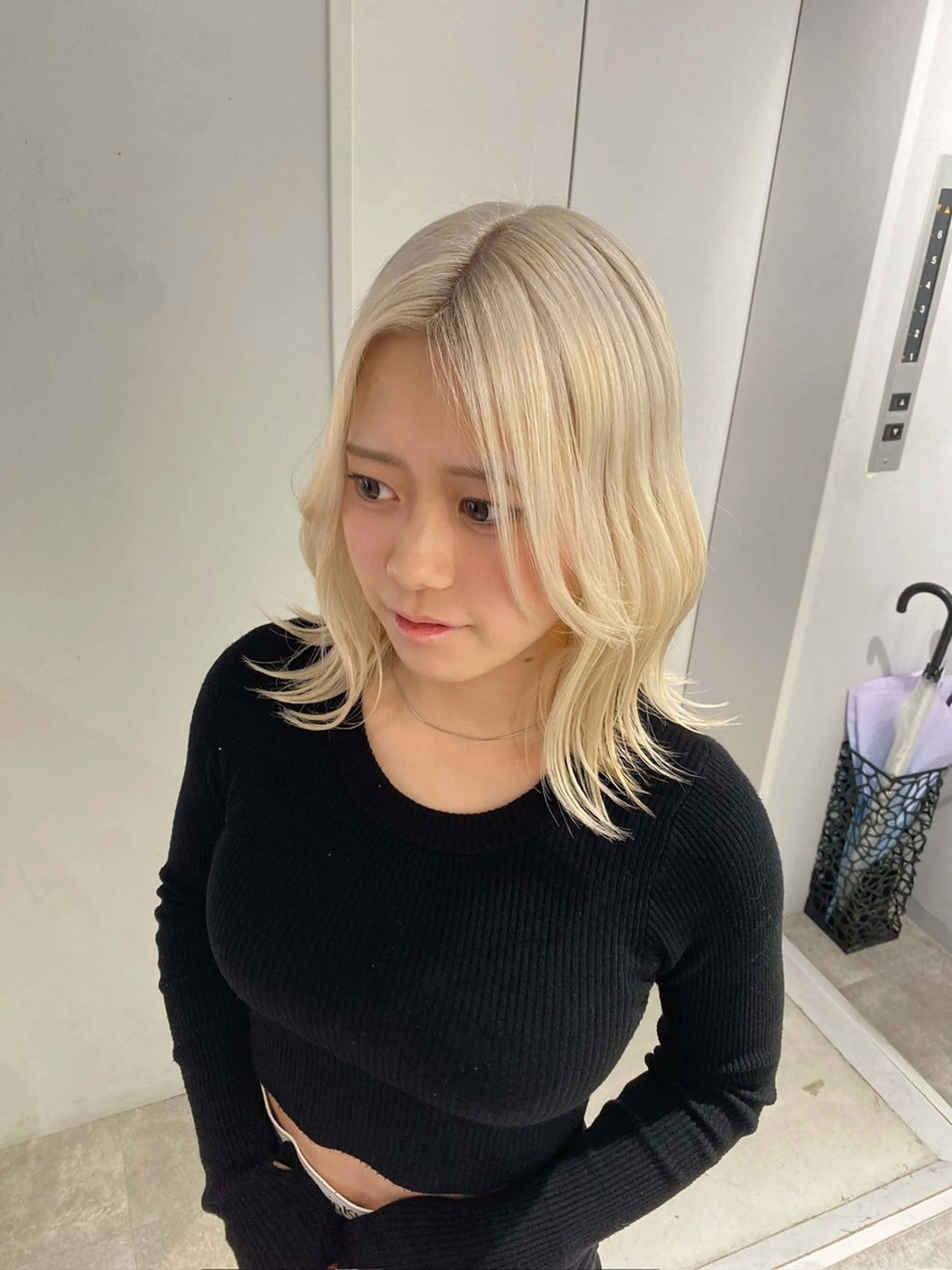 ミディアム 心斎橋/髪質改善 /ブリーチ/ショウマのヘアスタイル