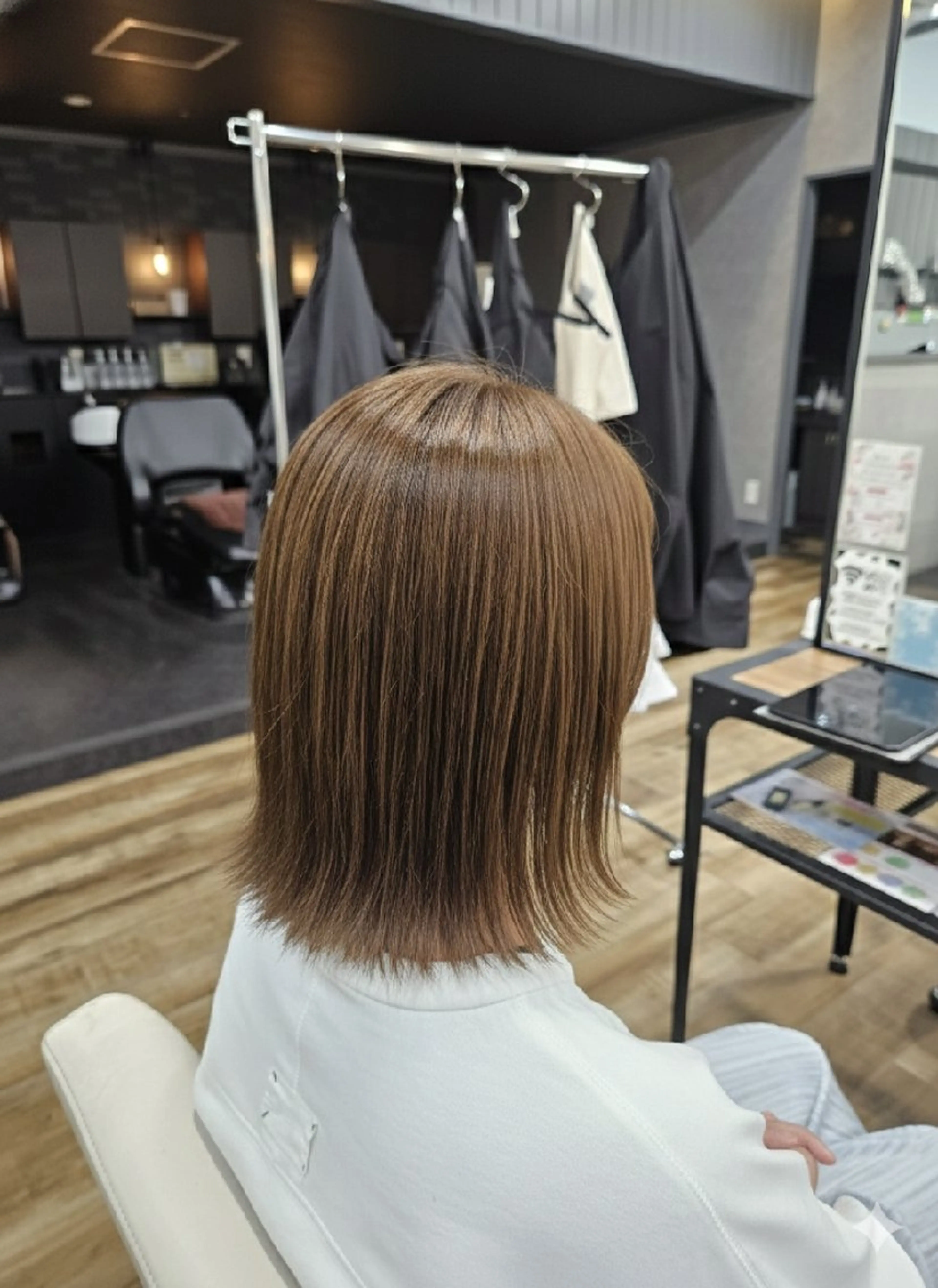 ミディアム 山田 一輝のヘアスタイル