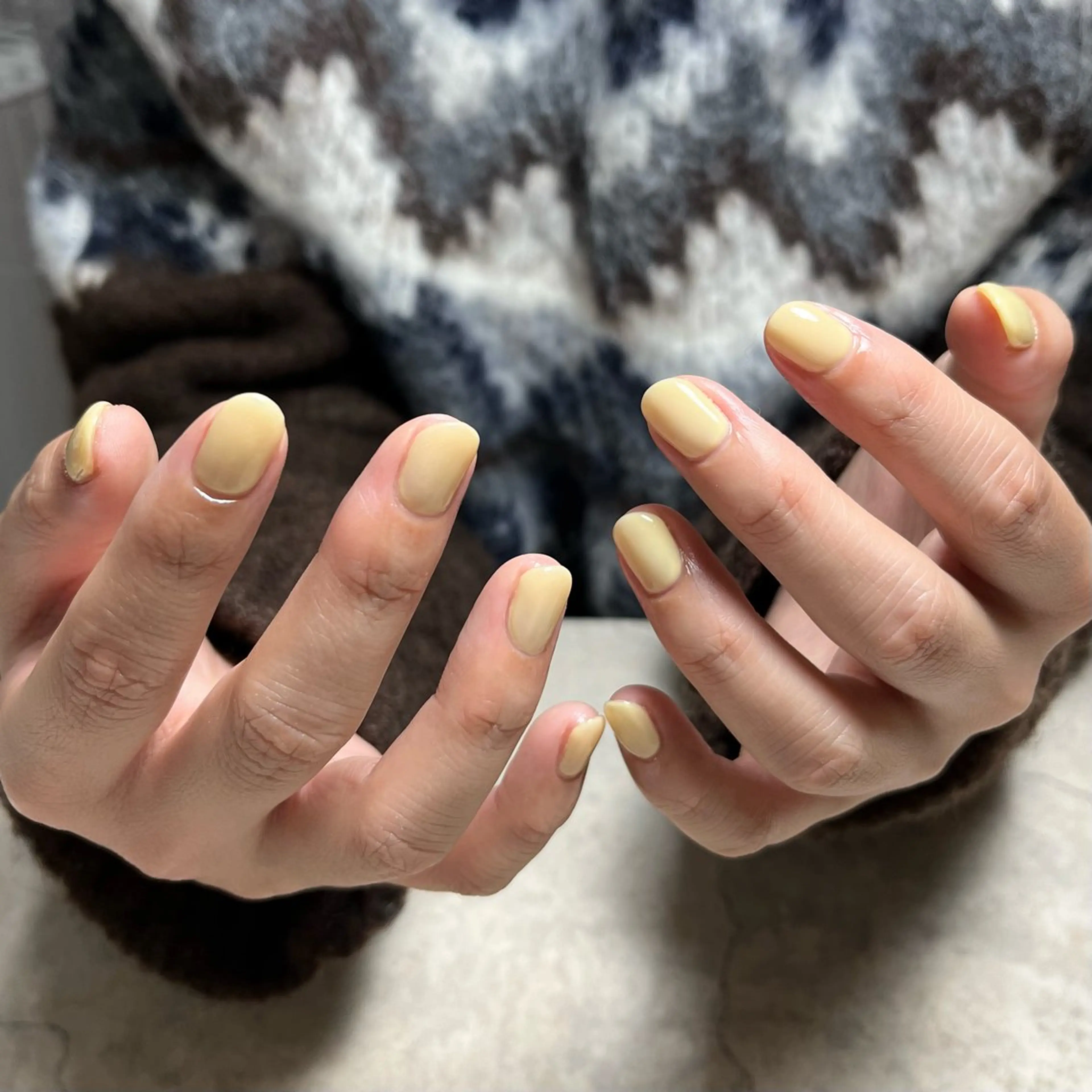 ネイル グリーン ハンドネイル vegh. nail／阿波座のネイルデザイン