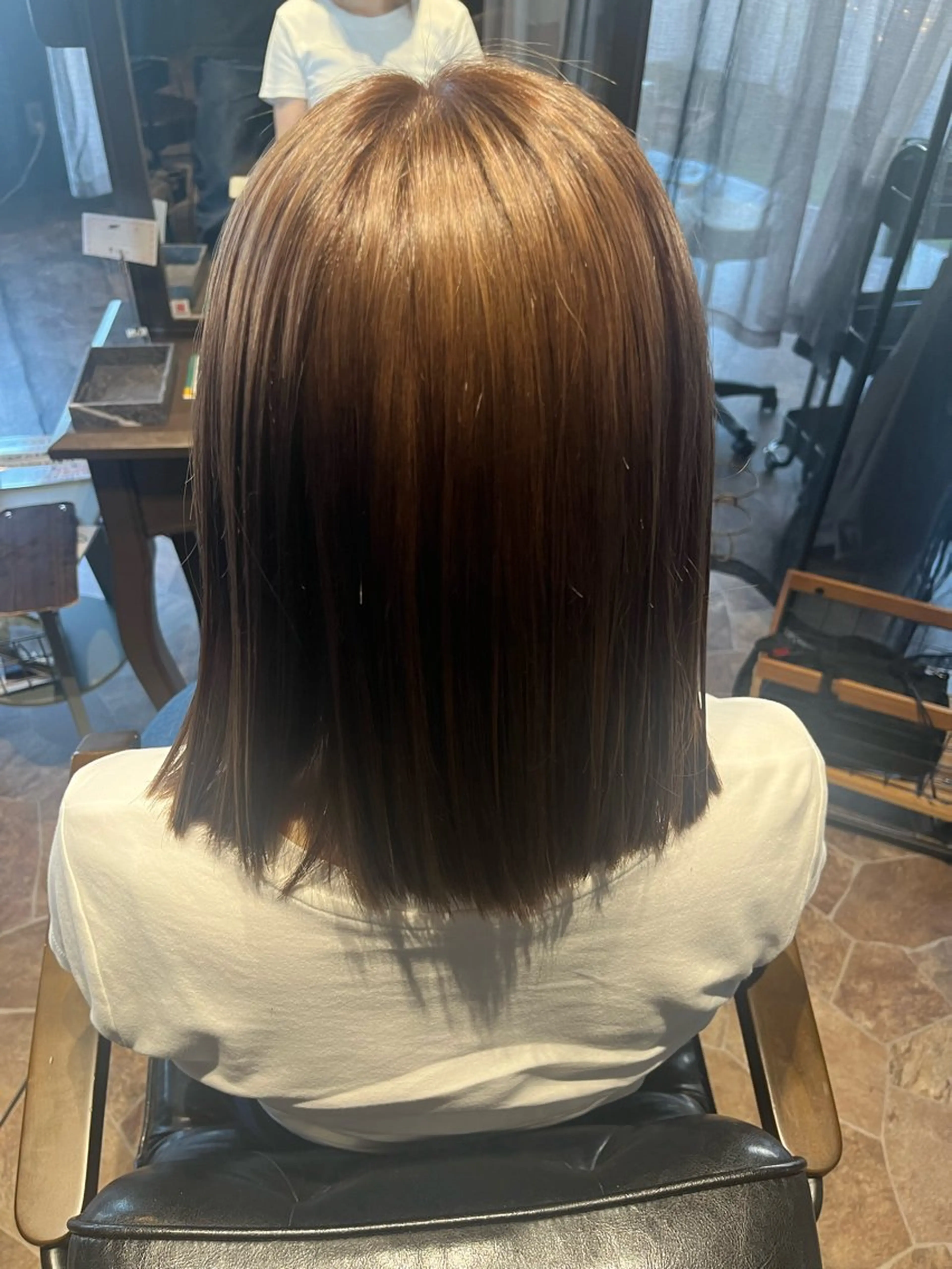 ミディアム カラー 松田 悠磨のヘアスタイル