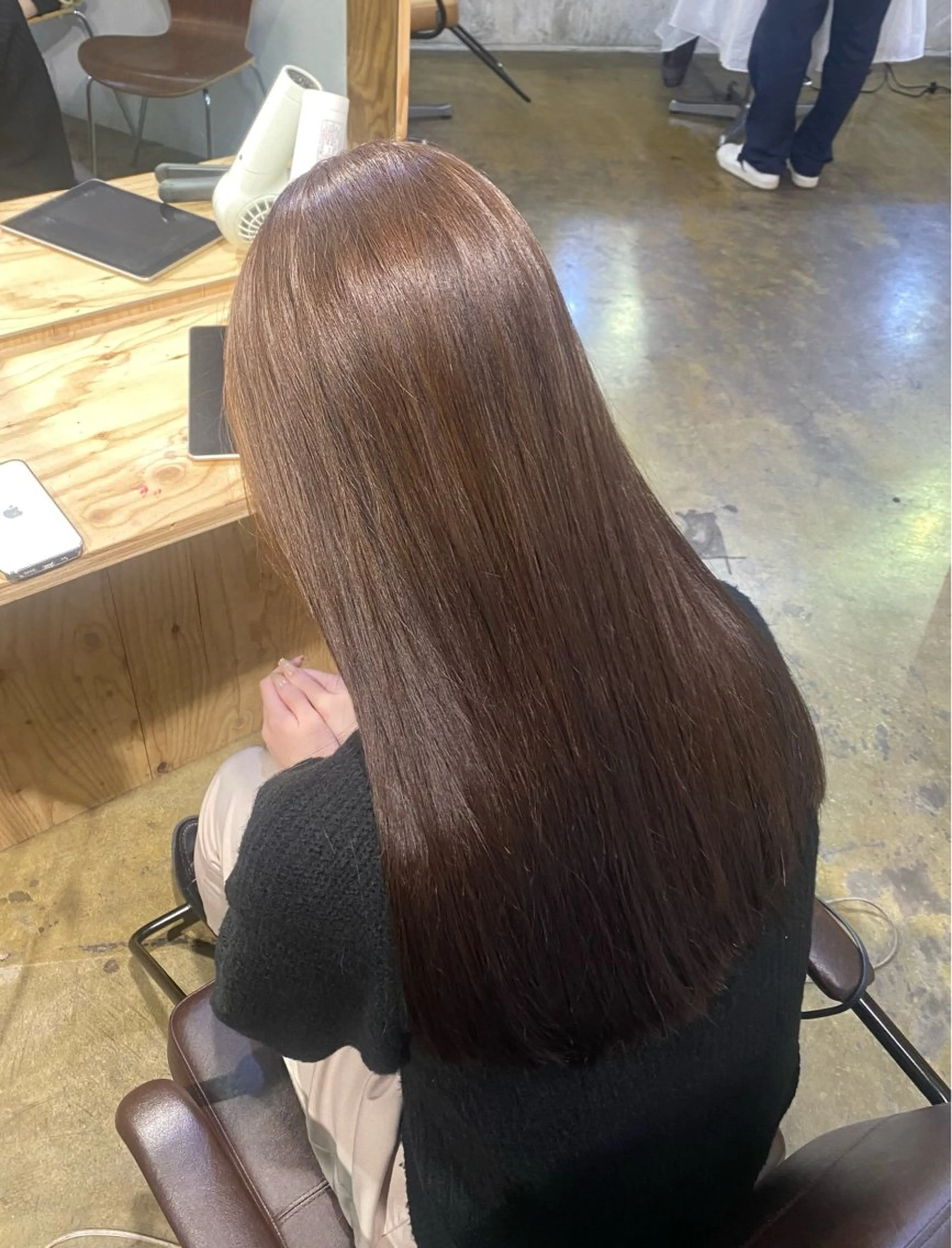 ロング カラー ブリーチカラーと、髪 質改善。HARUKAのヘアスタイル